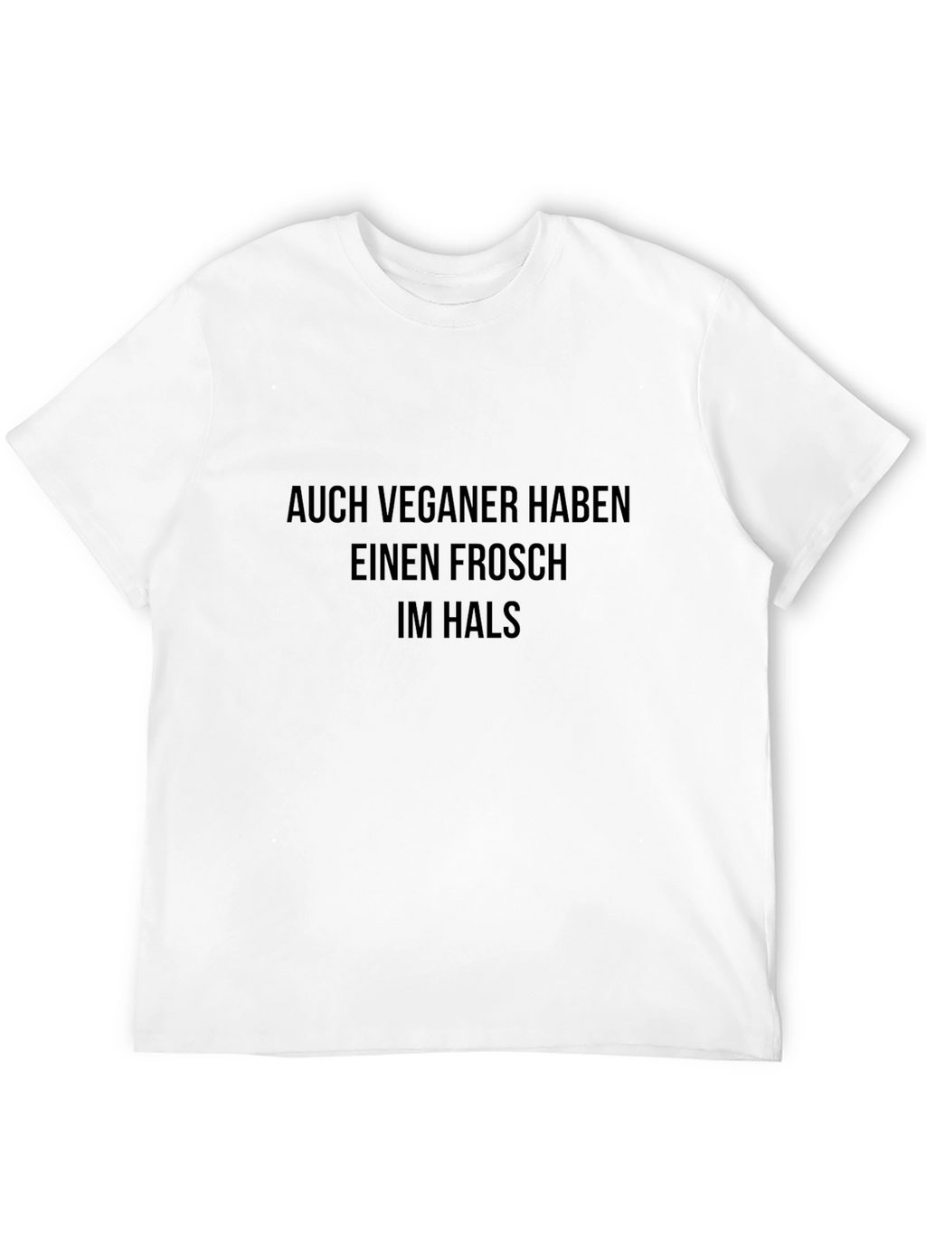 Vegan Frog Throat Black T-Shirt