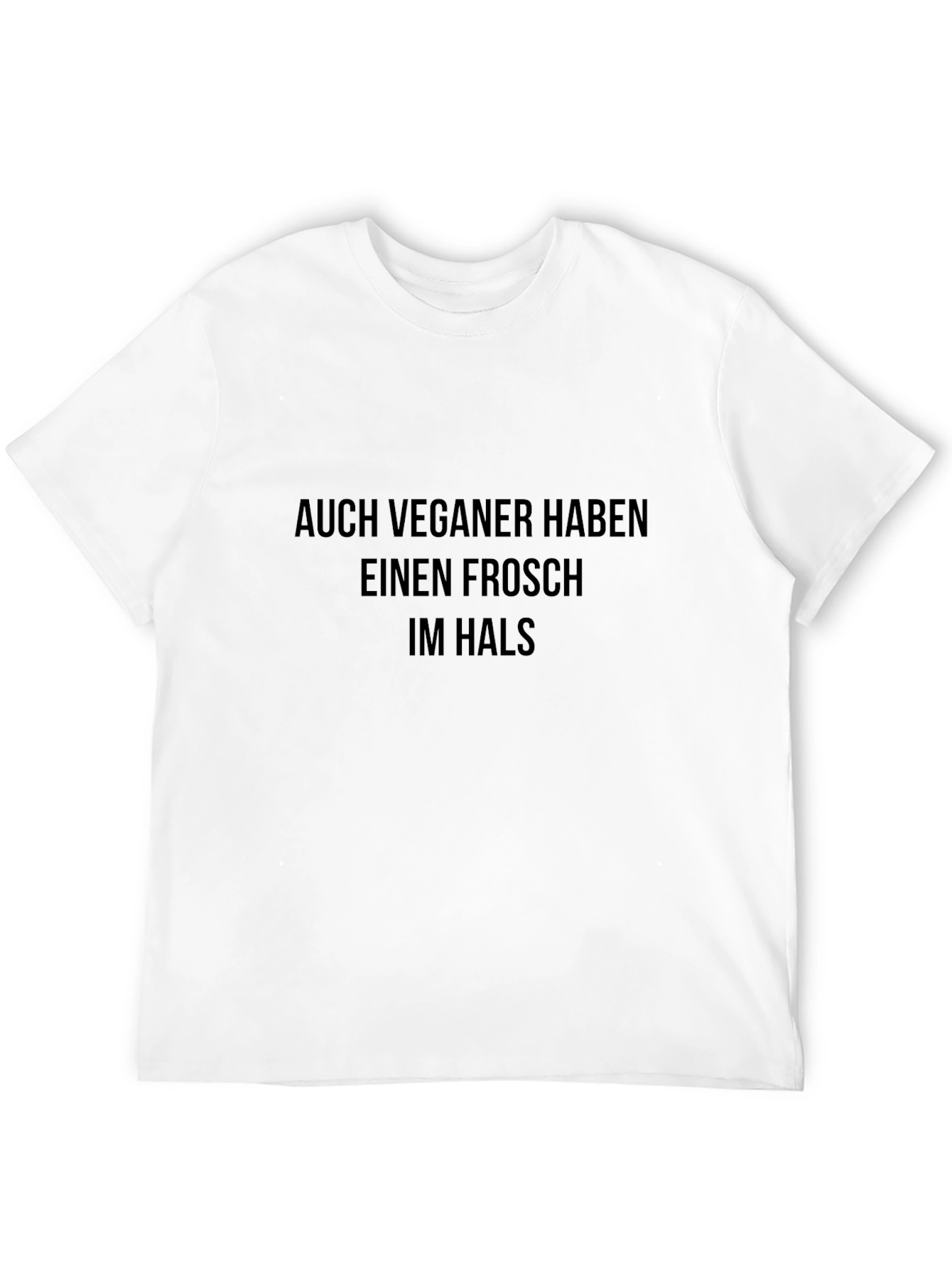 Vegan Frog Throat Black T-Shirt