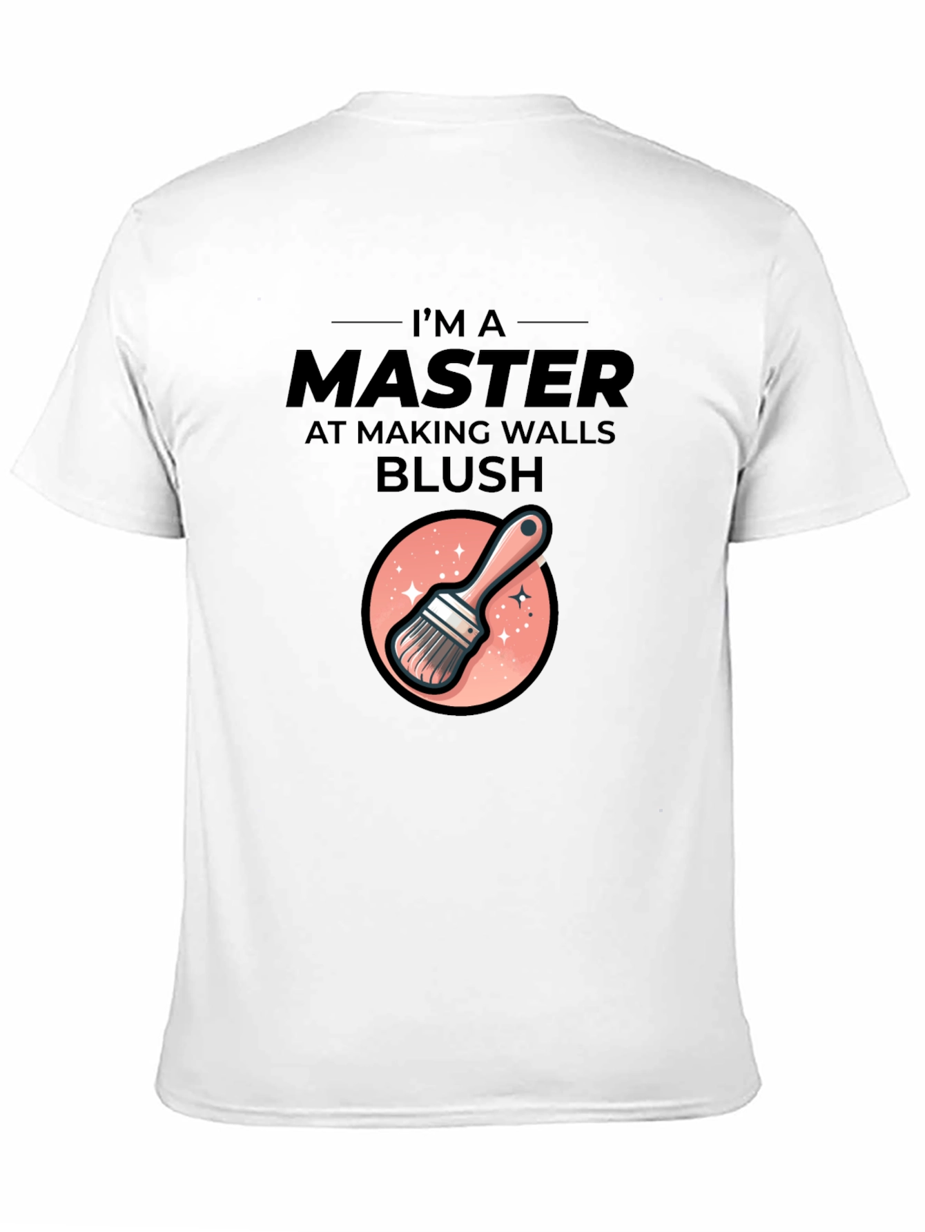 Master At Making Walls Blush Graphic T-Shirt