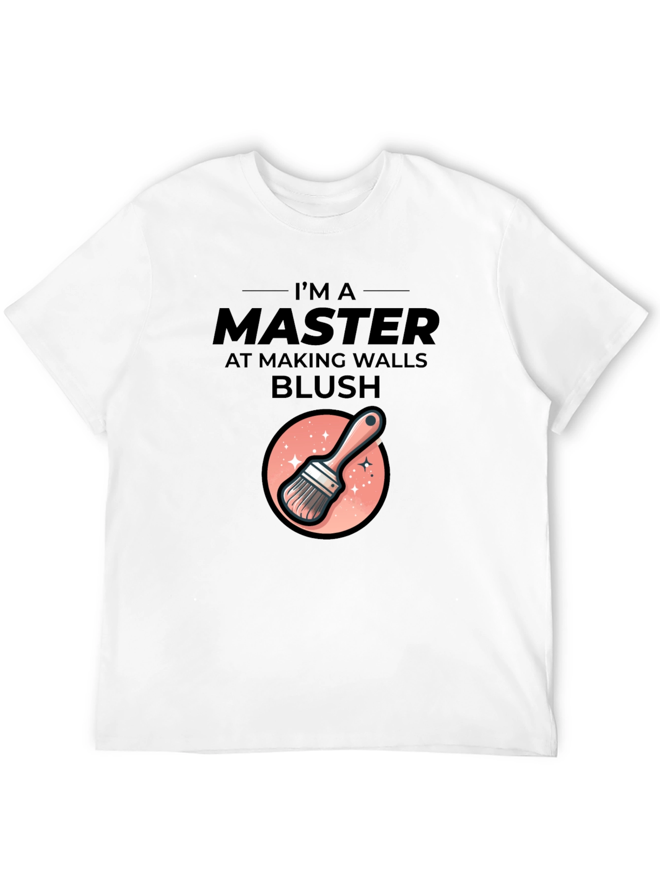 Master At Making Walls Blush Graphic T-Shirt