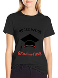 Guess Whos Graduating Black T-Shirt