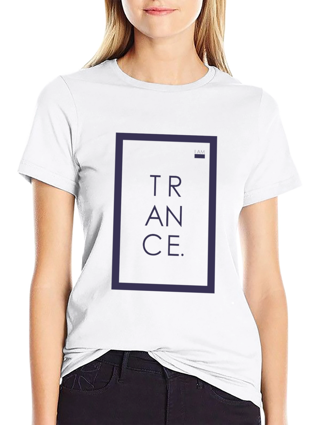 Trance Graphic Print Black T-Shirt