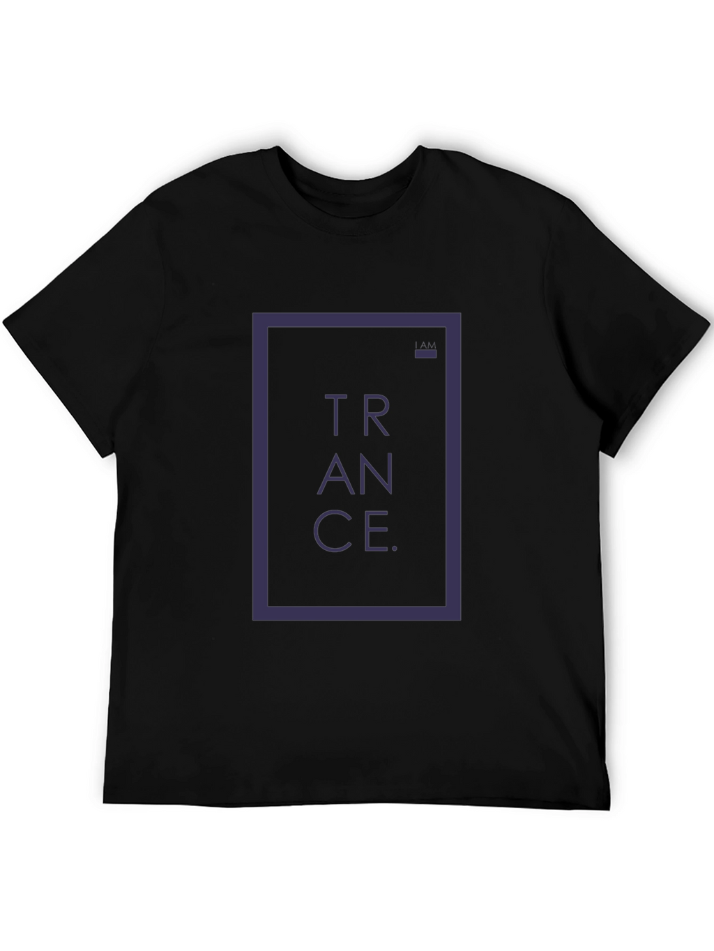 Trance Graphic Print Black T-Shirt