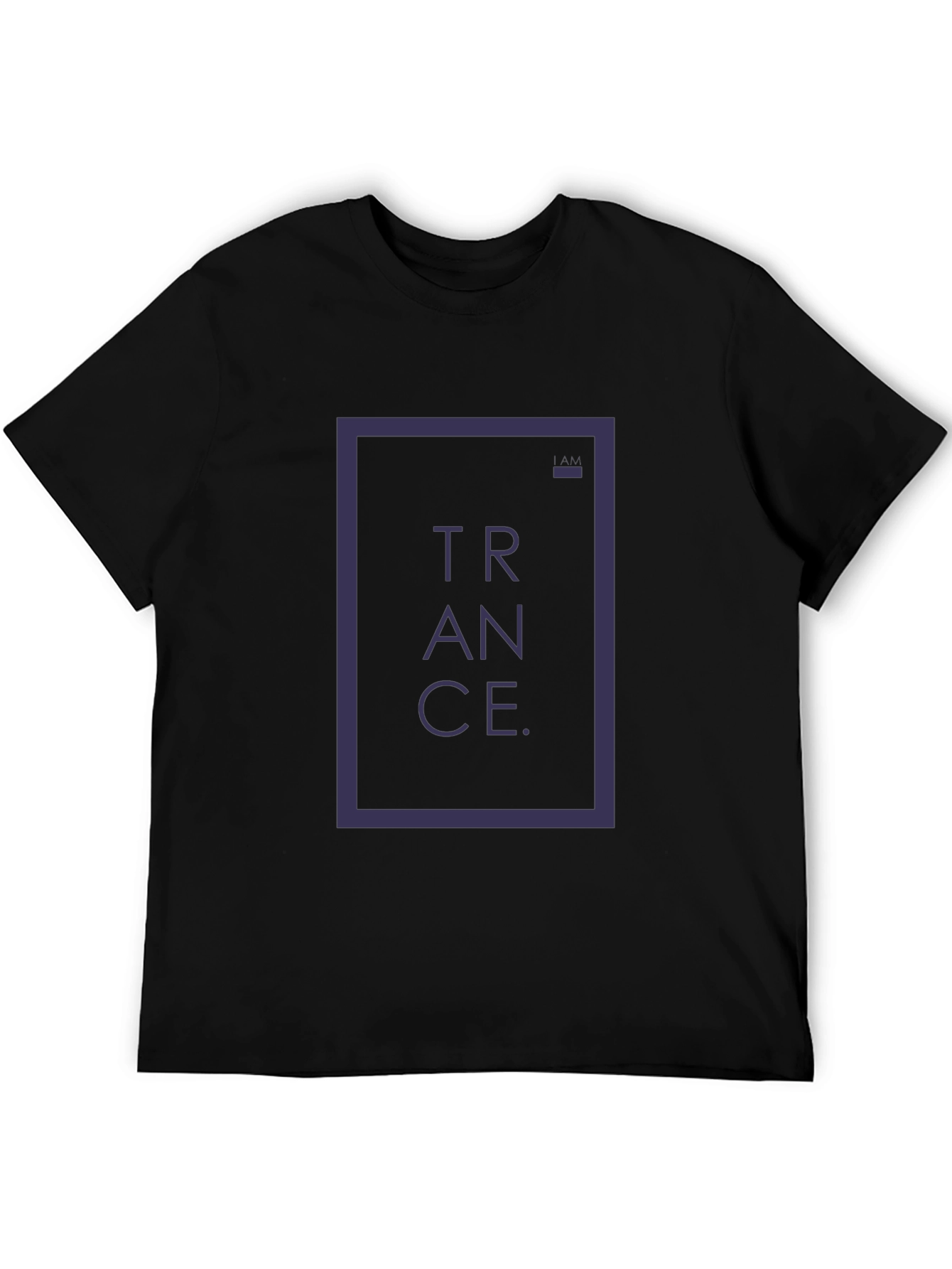 Trance Graphic Print Black T-Shirt