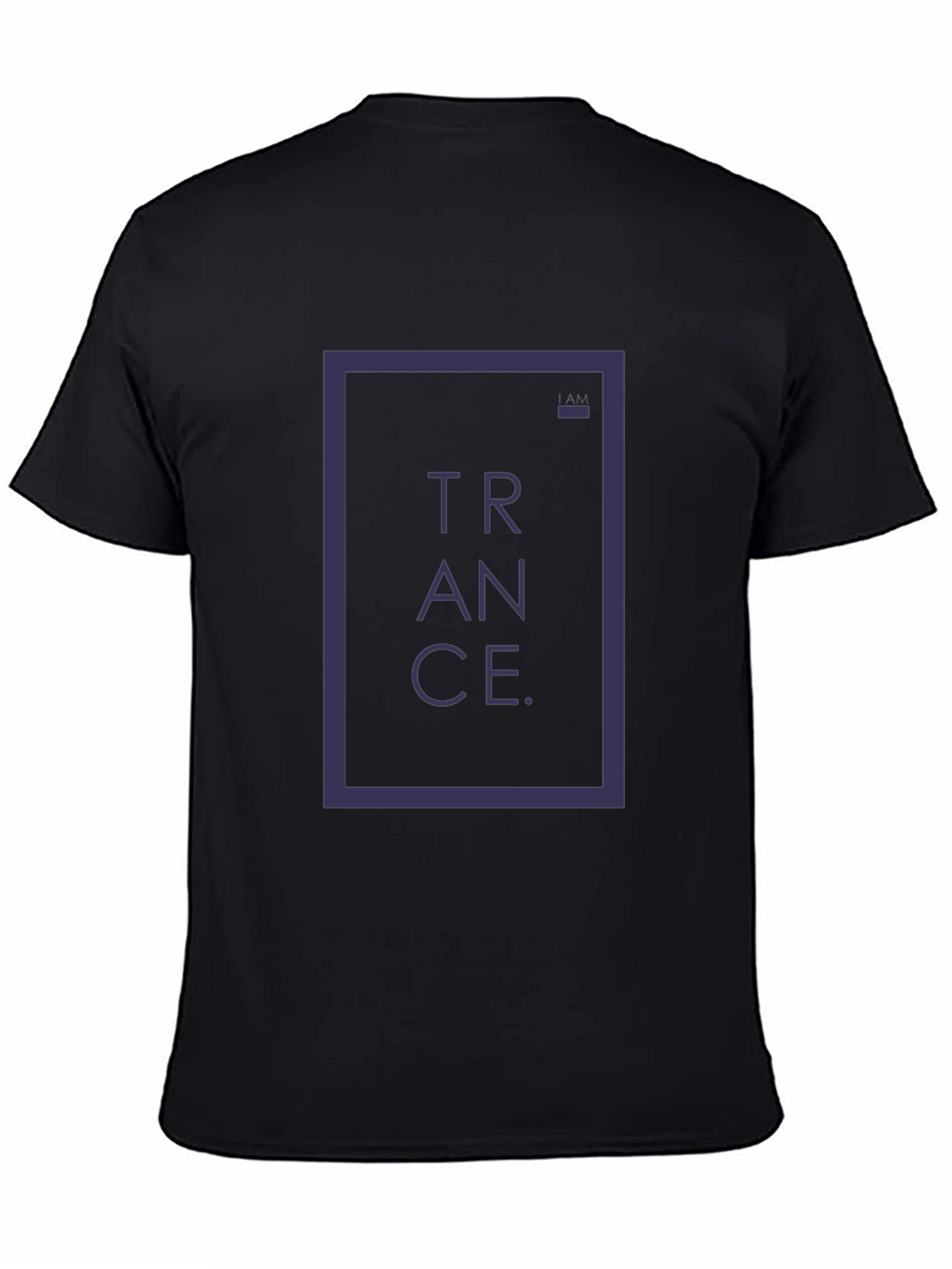 Trance Graphic Print Black T-Shirt