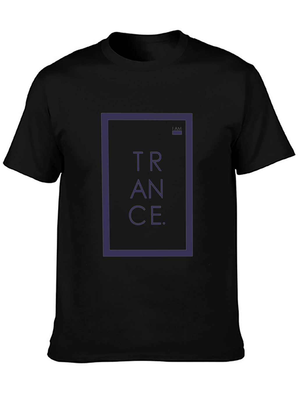 Trance Graphic Print Black T-Shirt