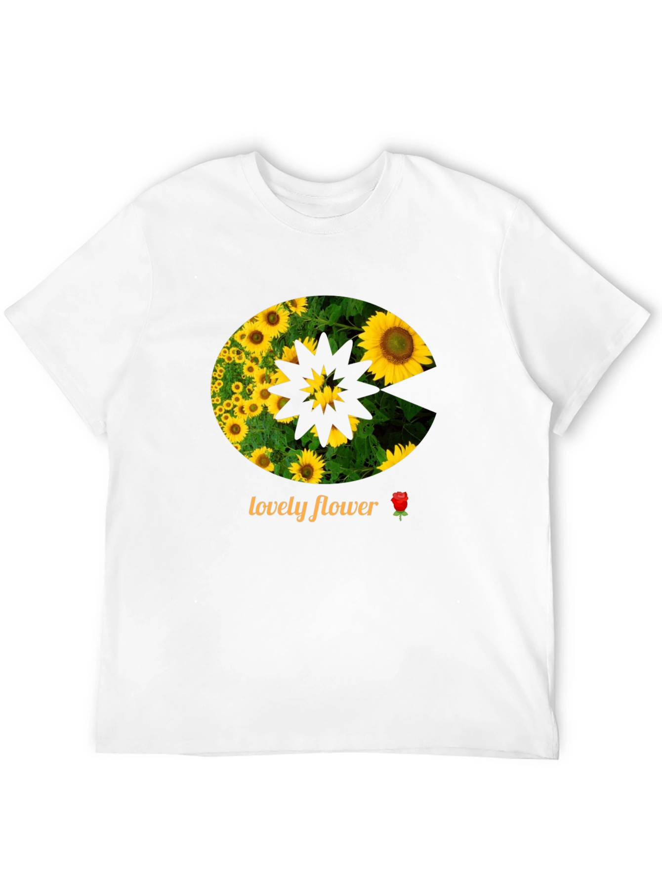 Sunflower Pac-Man Graphic Tee - Black