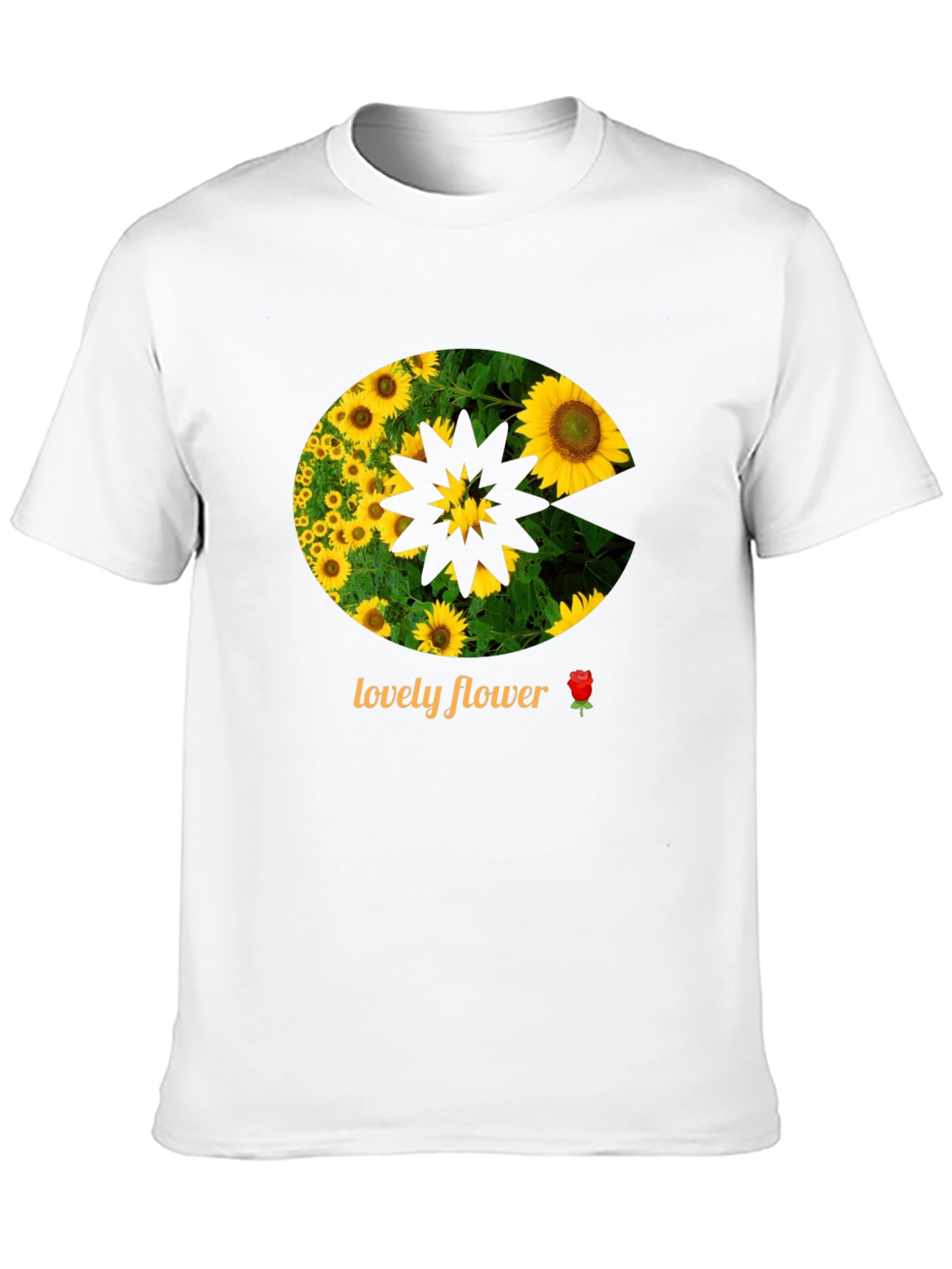 Sunflower Pac-Man Graphic Tee - Black