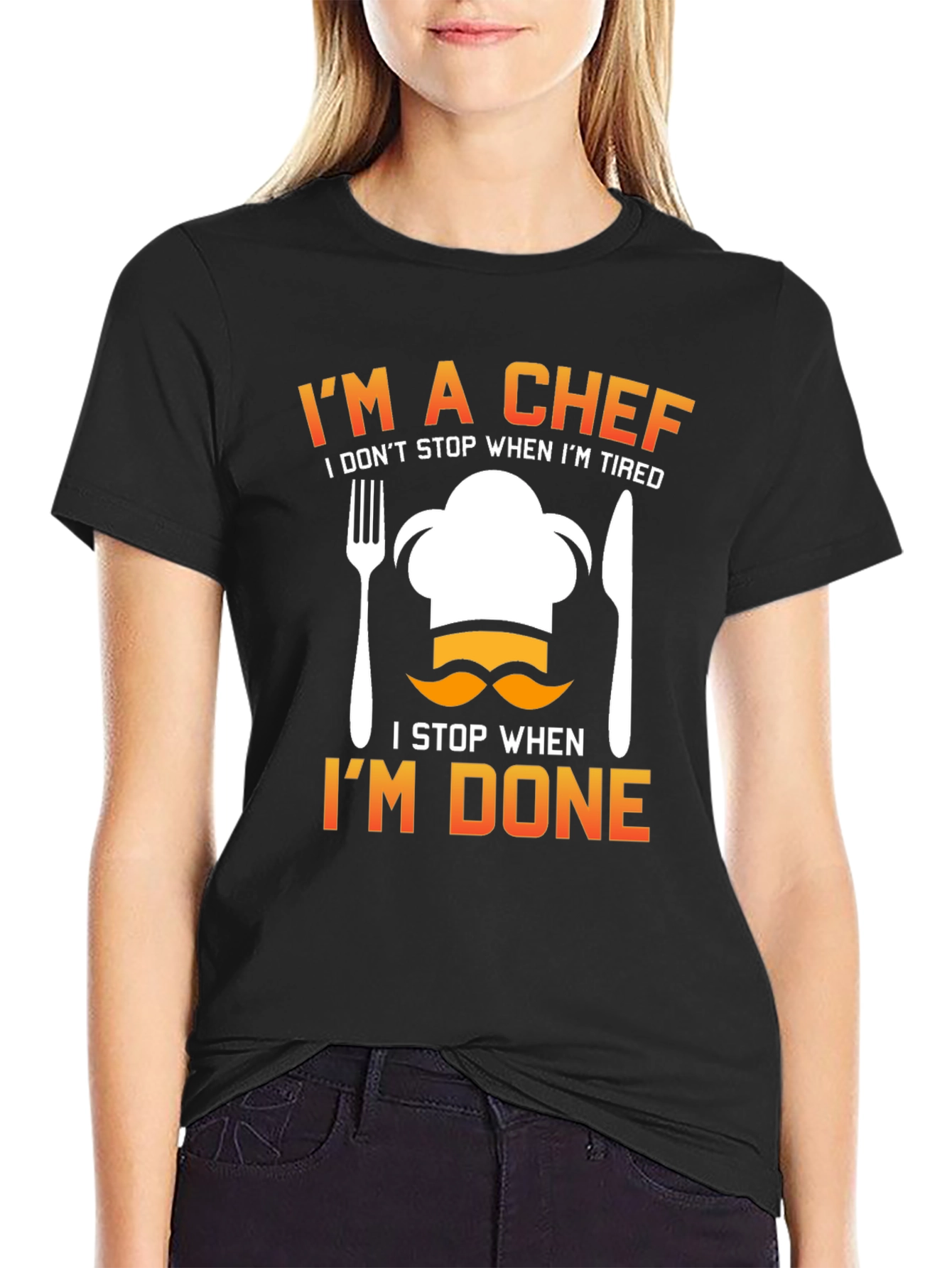 Im a Chef T-Shirt Funny Chef Hat Cook Top