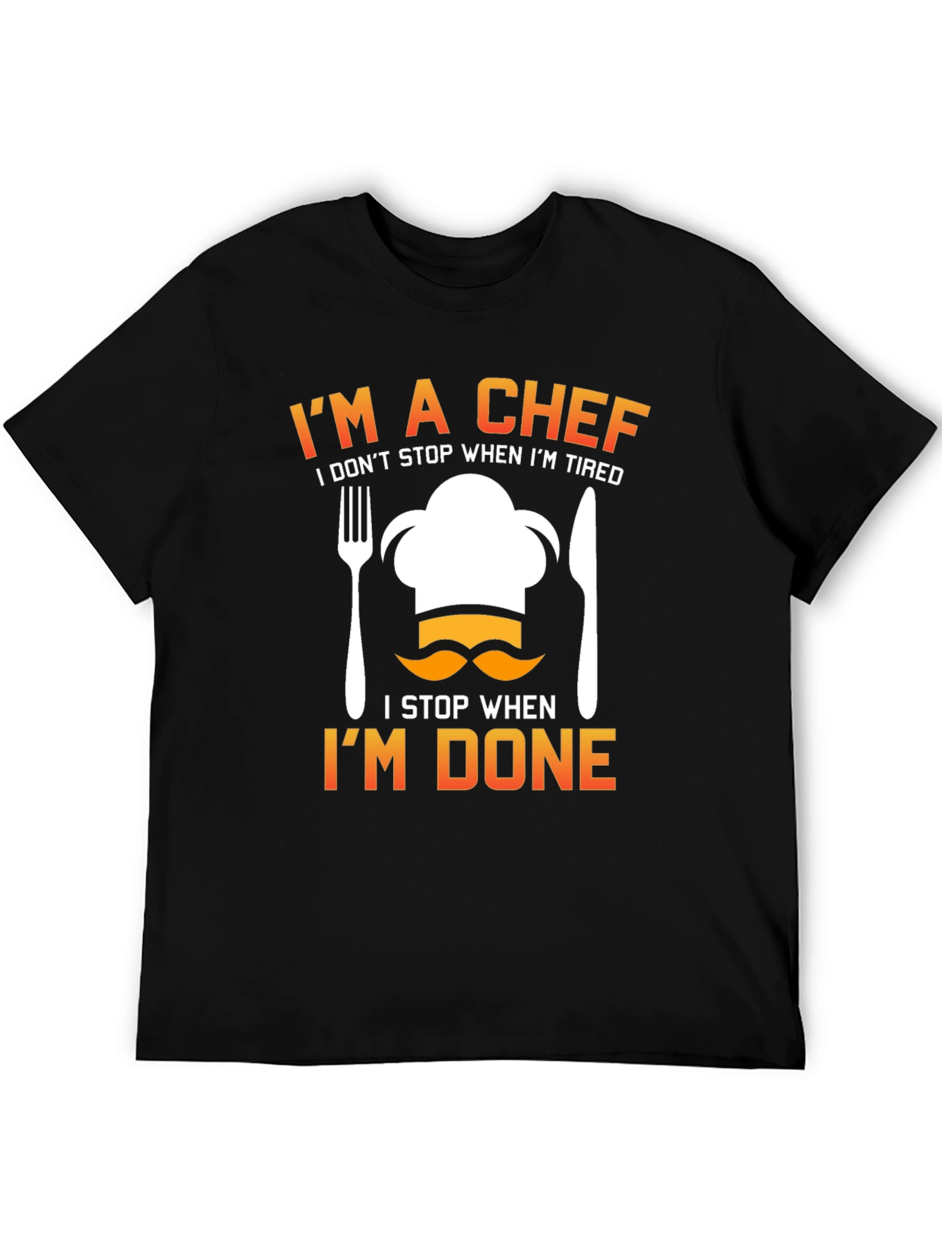 Im a Chef T-Shirt Funny Chef Hat Cook Top