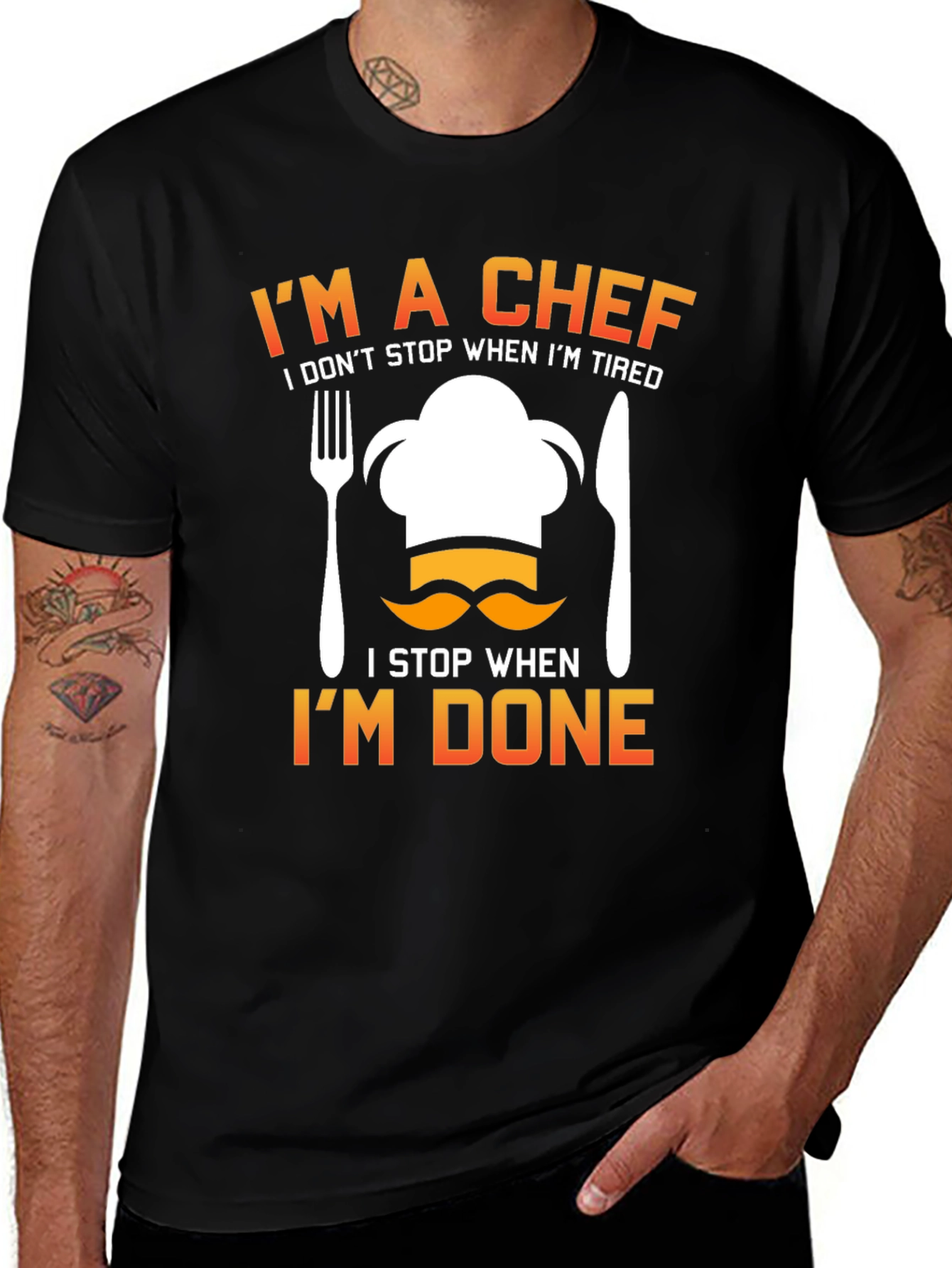 Im a Chef T-Shirt Funny Chef Hat Cook Top