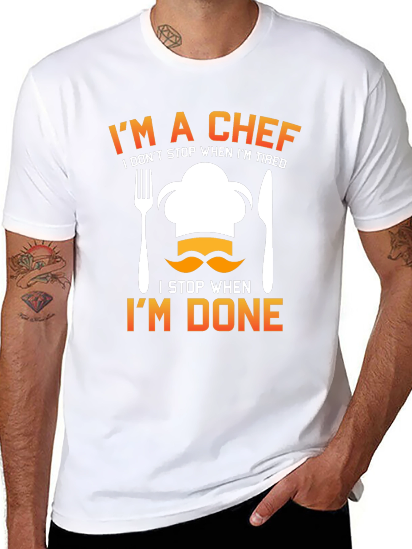 Im a Chef T-Shirt Funny Chef Hat Cook Top