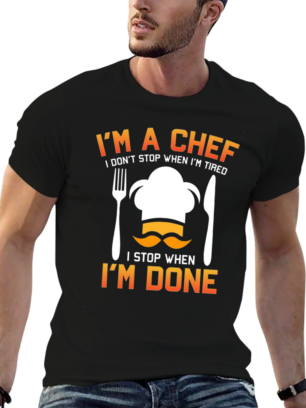 Im a Chef T-Shirt Funny Chef Hat Cook Top