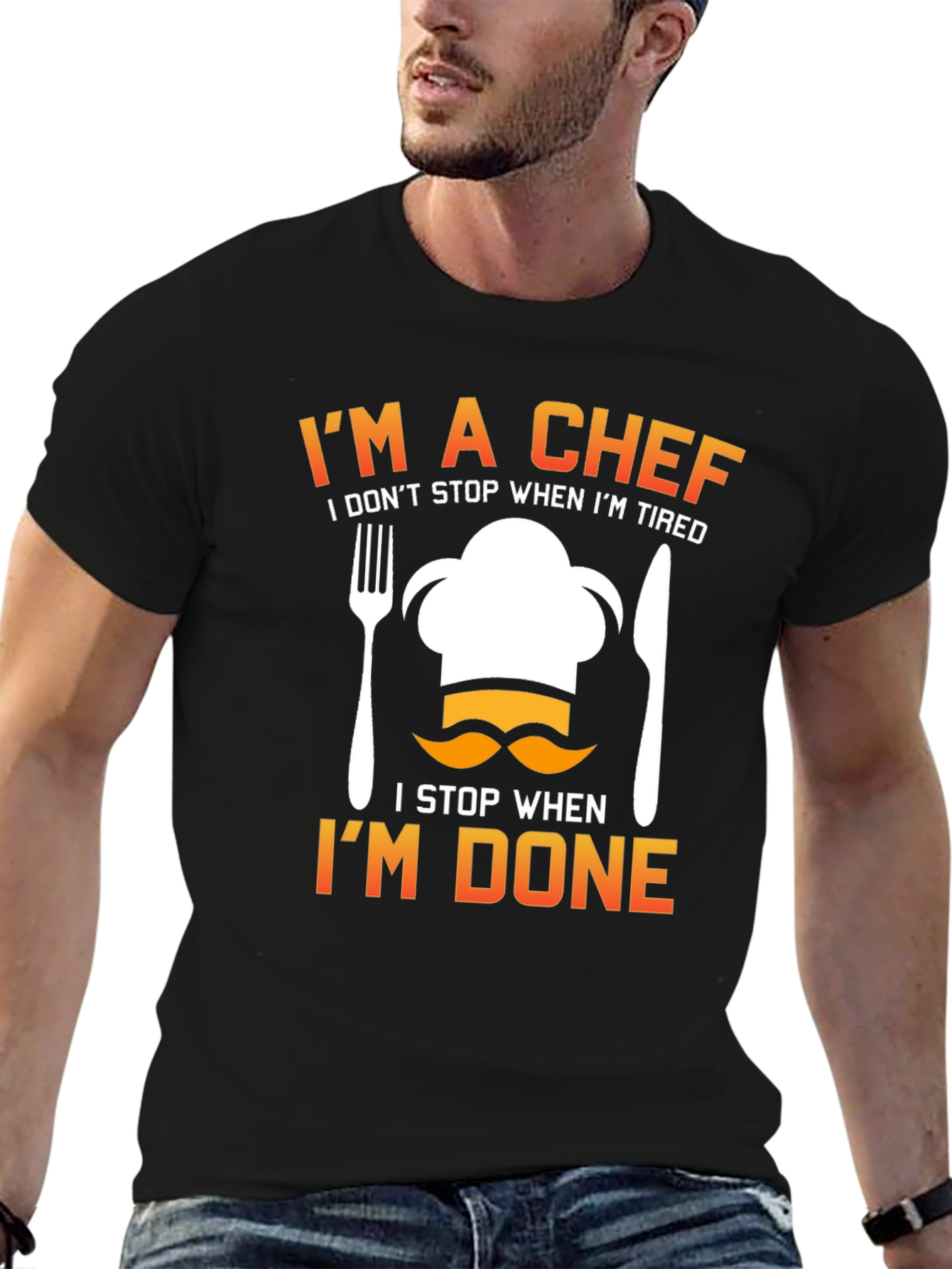 Im a Chef T-Shirt Funny Chef Hat Cook Top