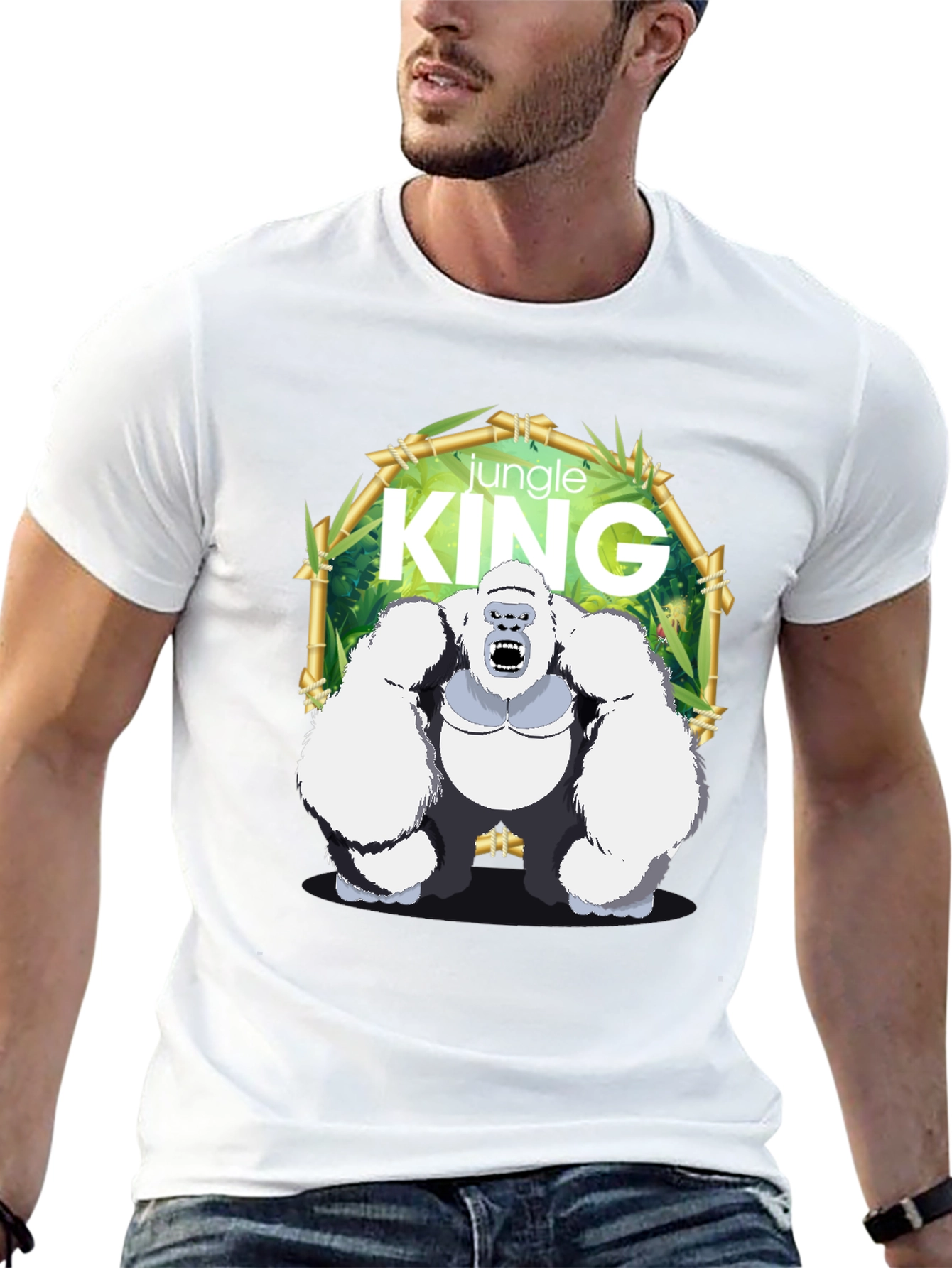 Jungle King Gorilla Graphic T-Shirt