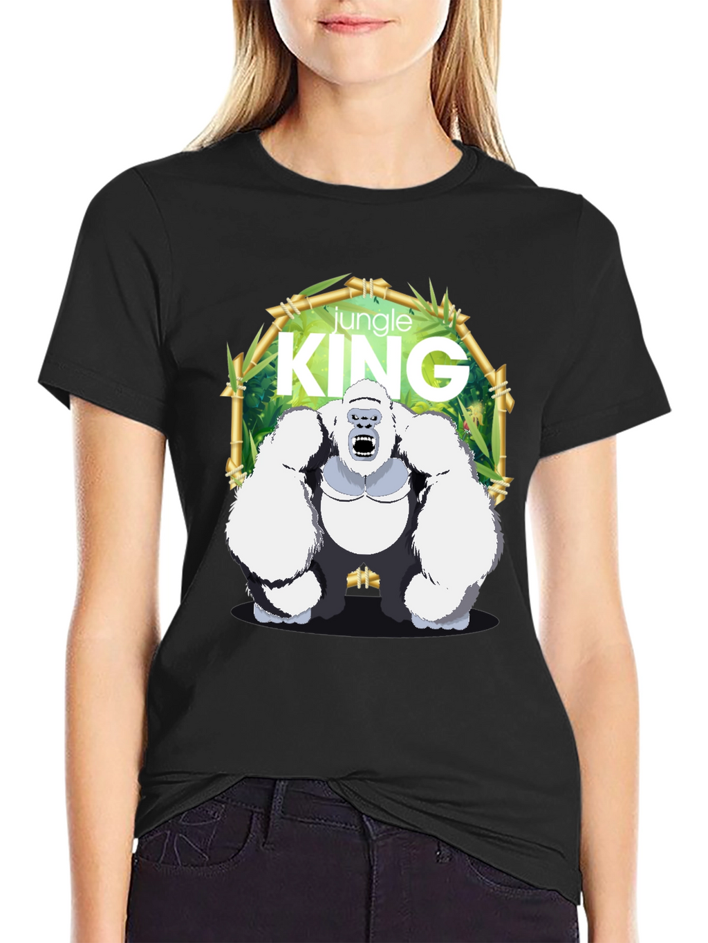 Jungle King Gorilla Graphic T-Shirt