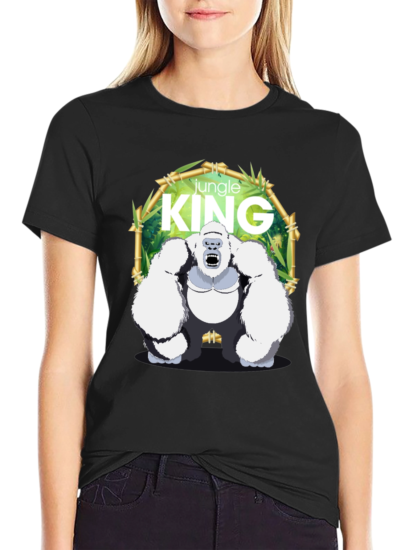 Jungle King Gorilla Graphic T-Shirt