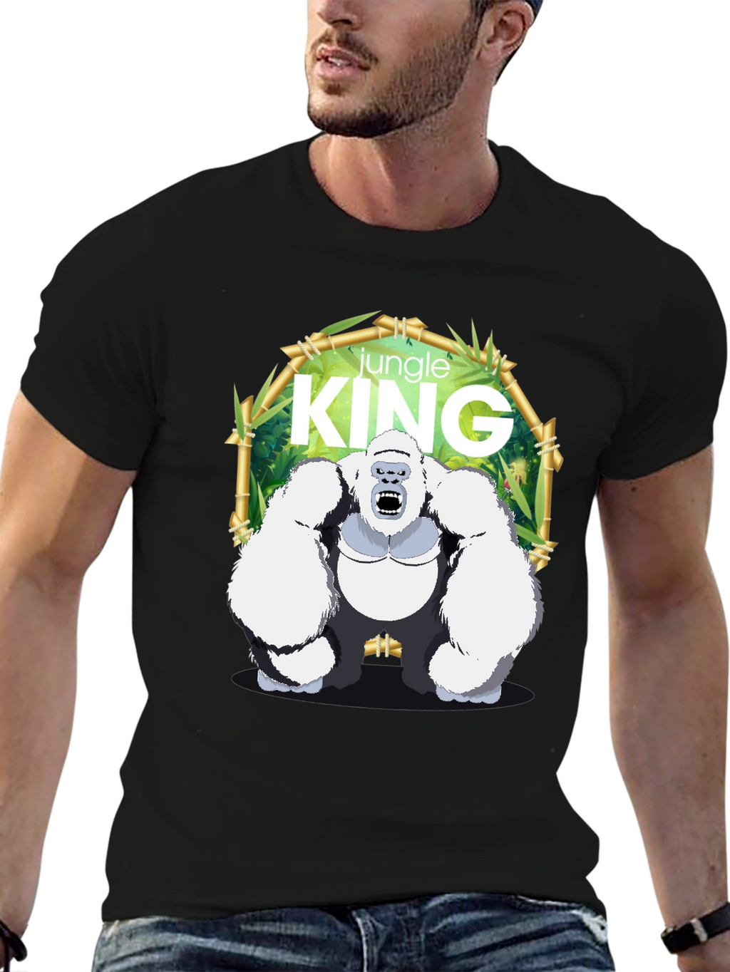 Jungle King Gorilla Graphic T-Shirt