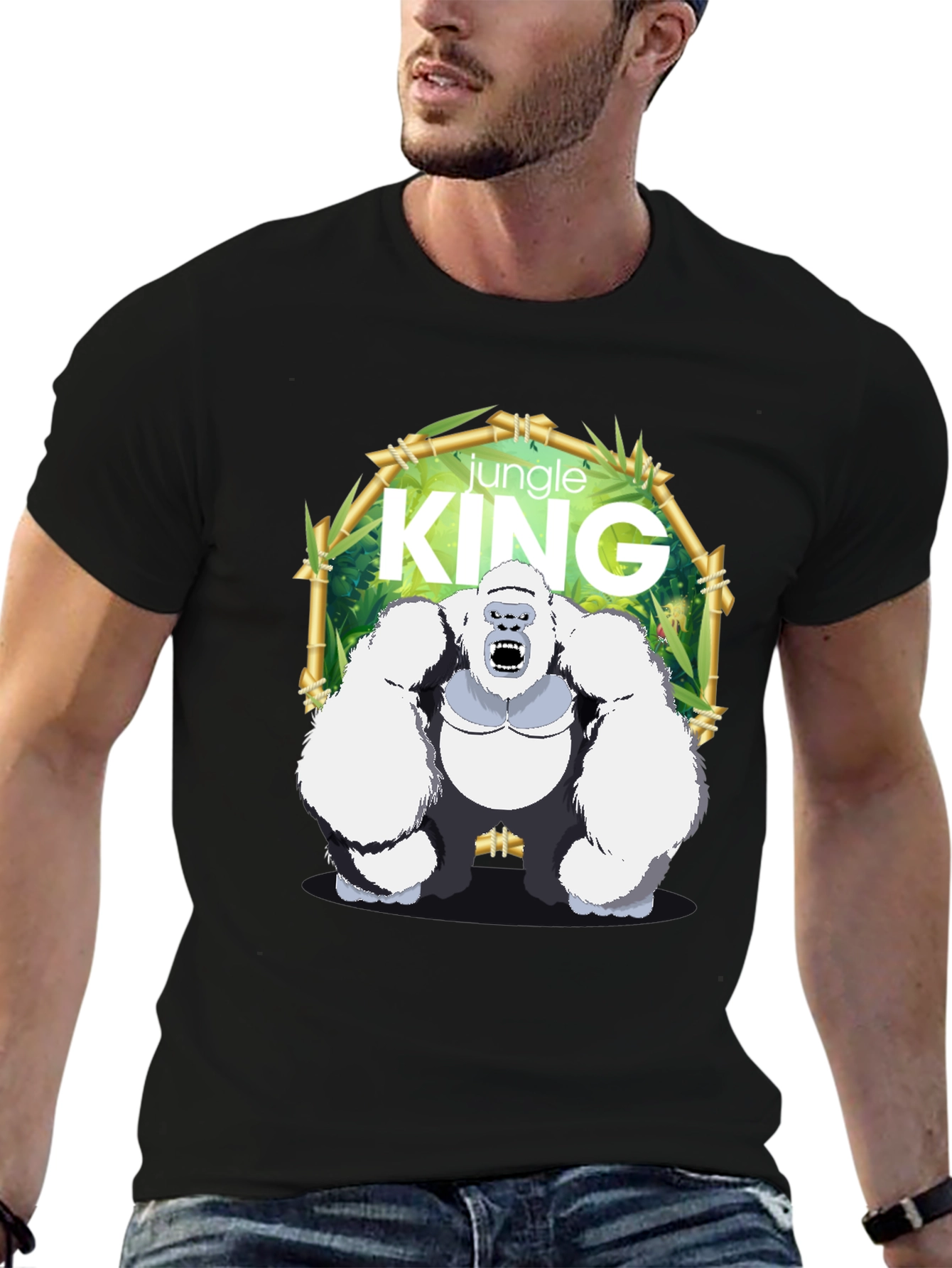 Jungle King Gorilla Graphic T-Shirt