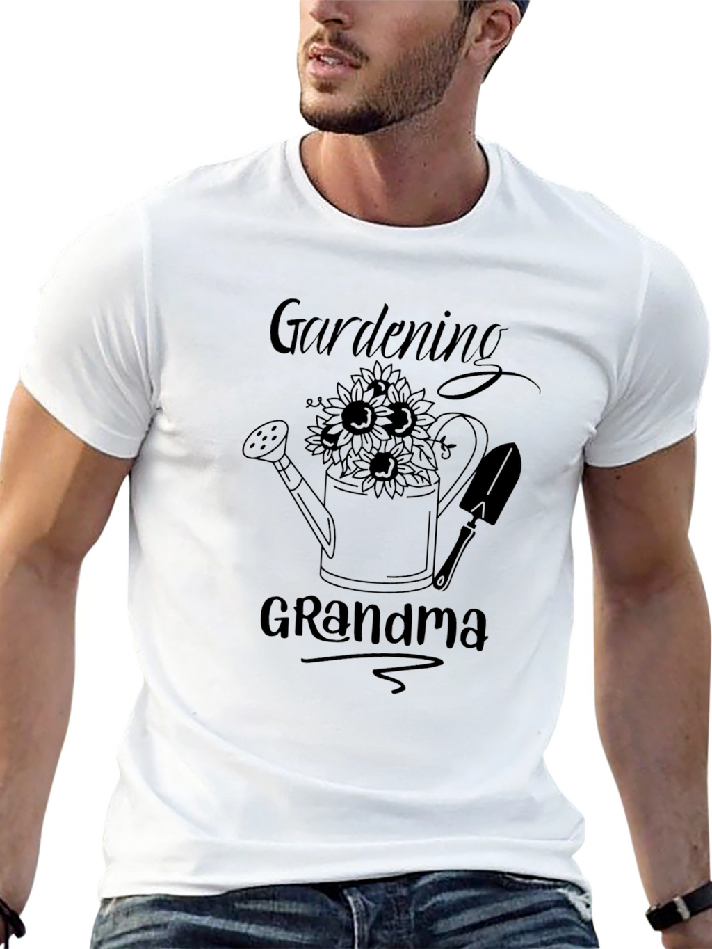 Gardening Grandma Graphic T-Shirt