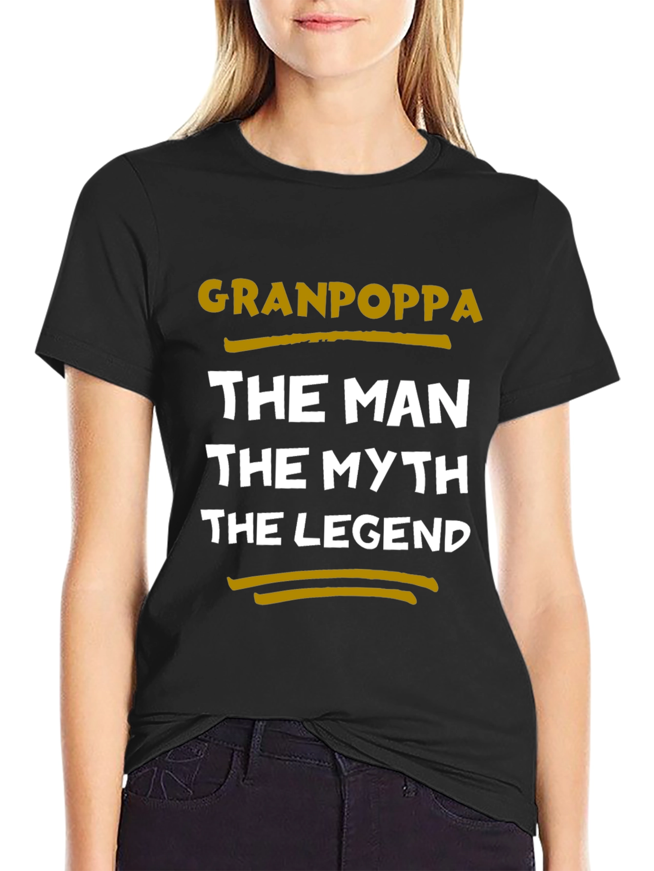Granpoppa T-Shirt: The Man The Myth The Legend