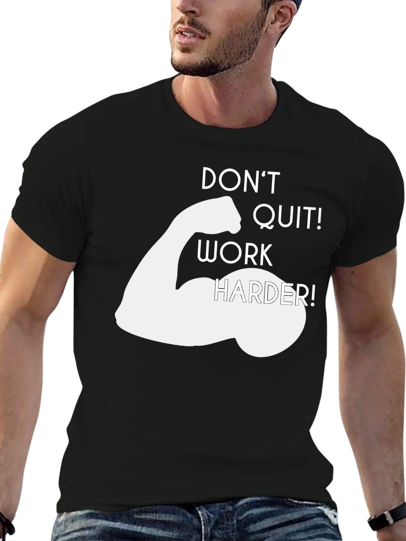 Motivational Workout T-Shirt: Dont Quit!