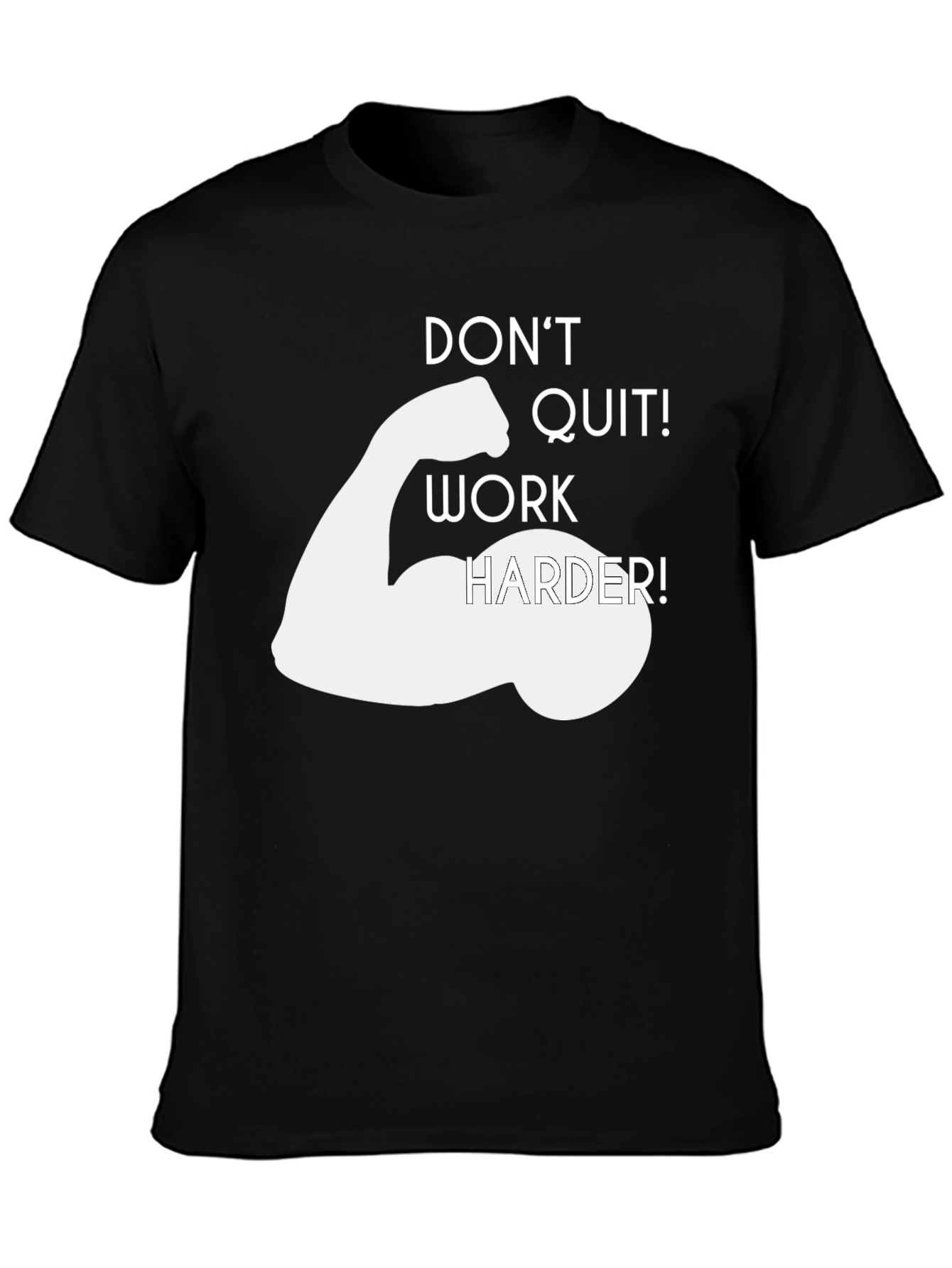 Motivational Workout T-Shirt: Dont Quit!