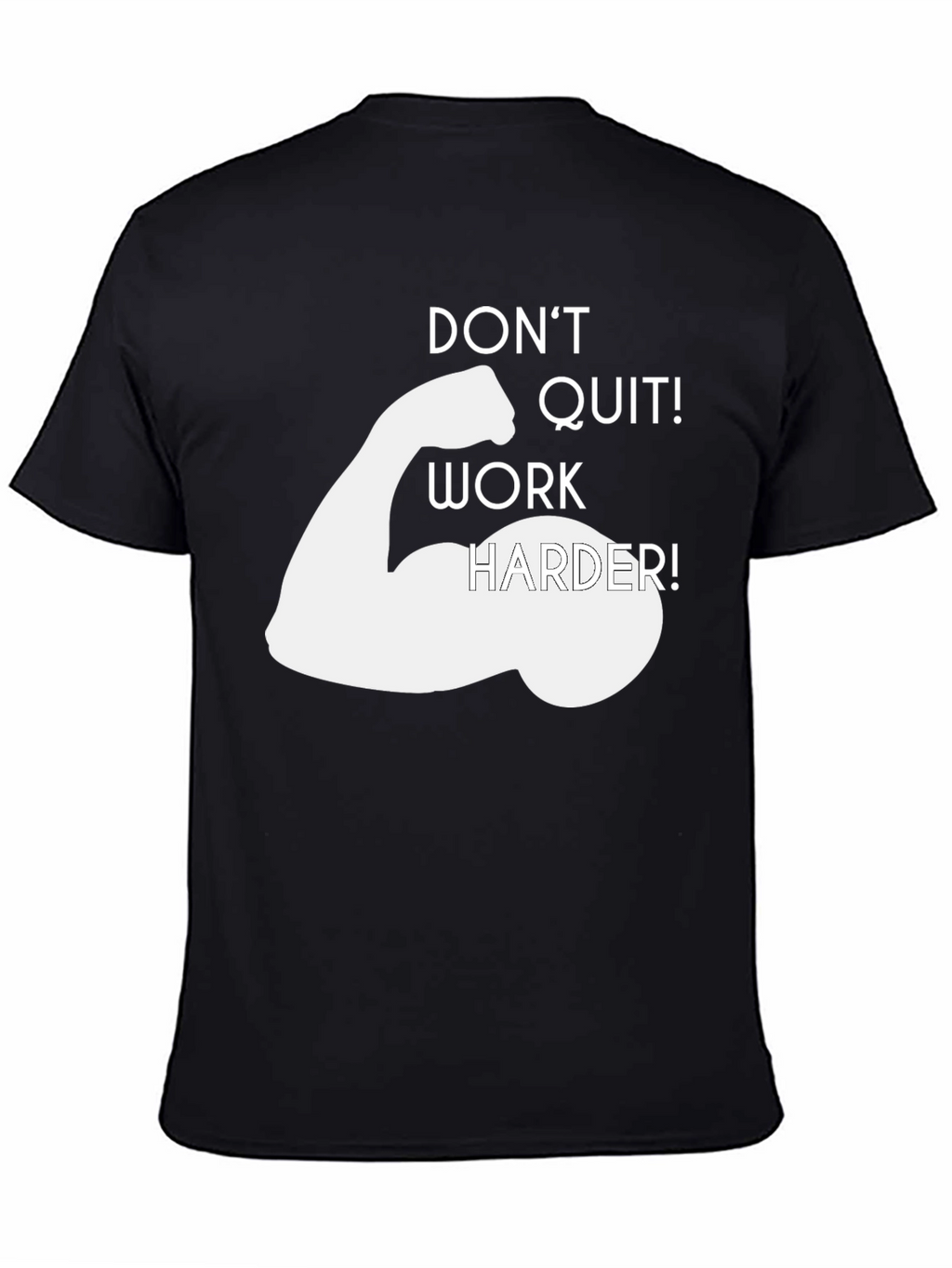 Motivational Workout T-Shirt: Dont Quit!
