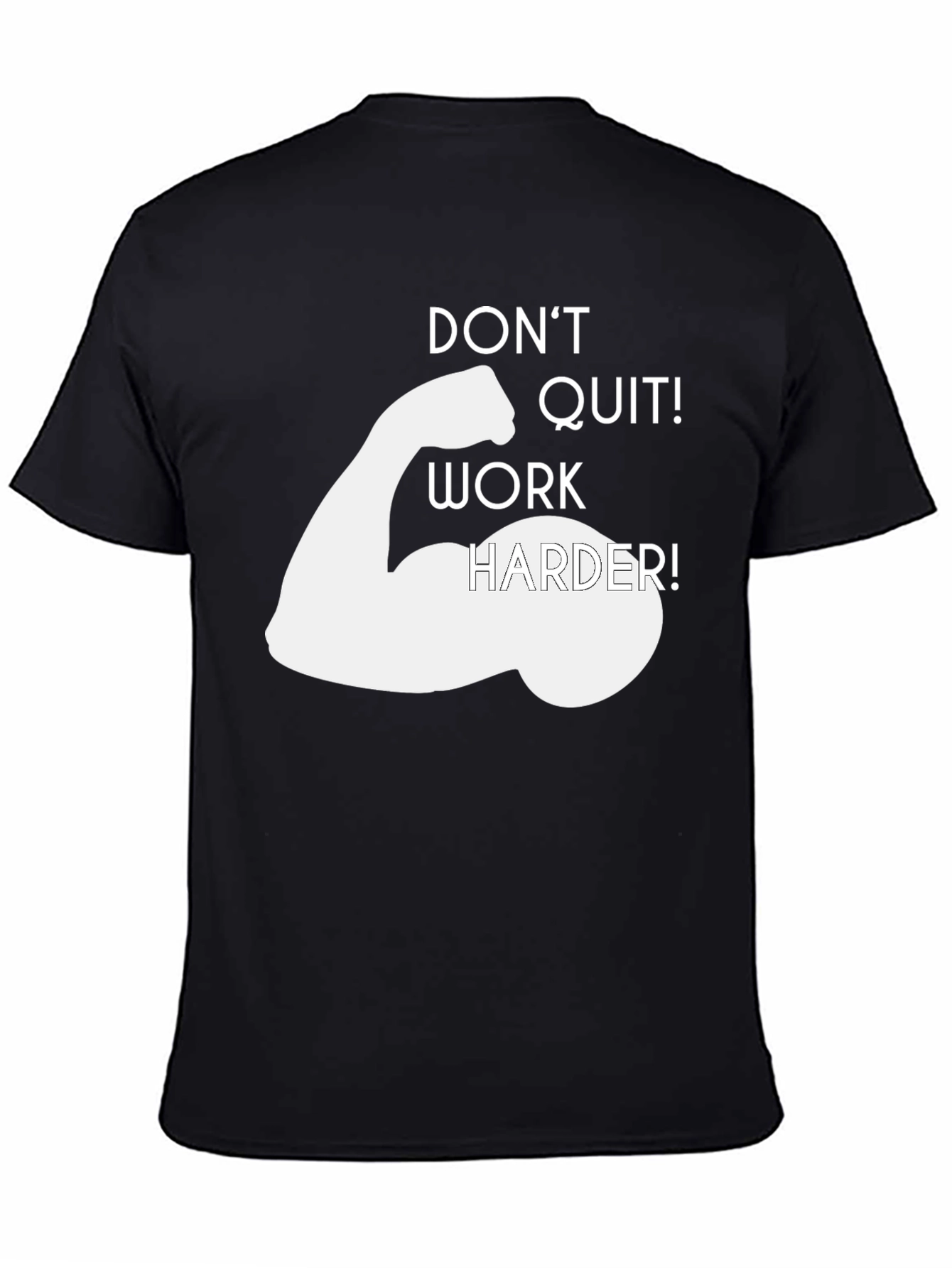 Motivational Workout T-Shirt: Dont Quit!