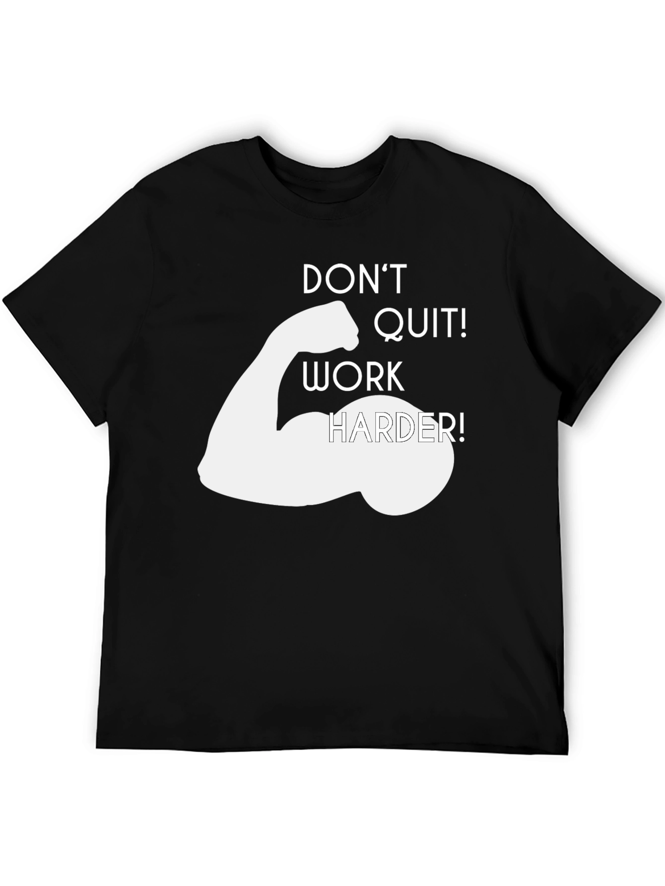 Motivational Workout T-Shirt: Dont Quit!