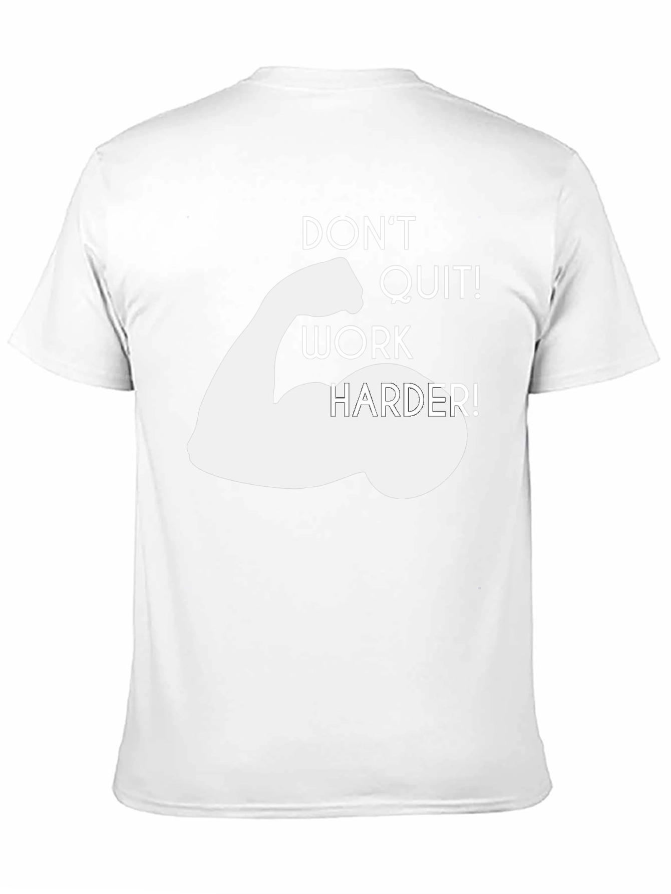 Motivational Workout T-Shirt: Dont Quit!