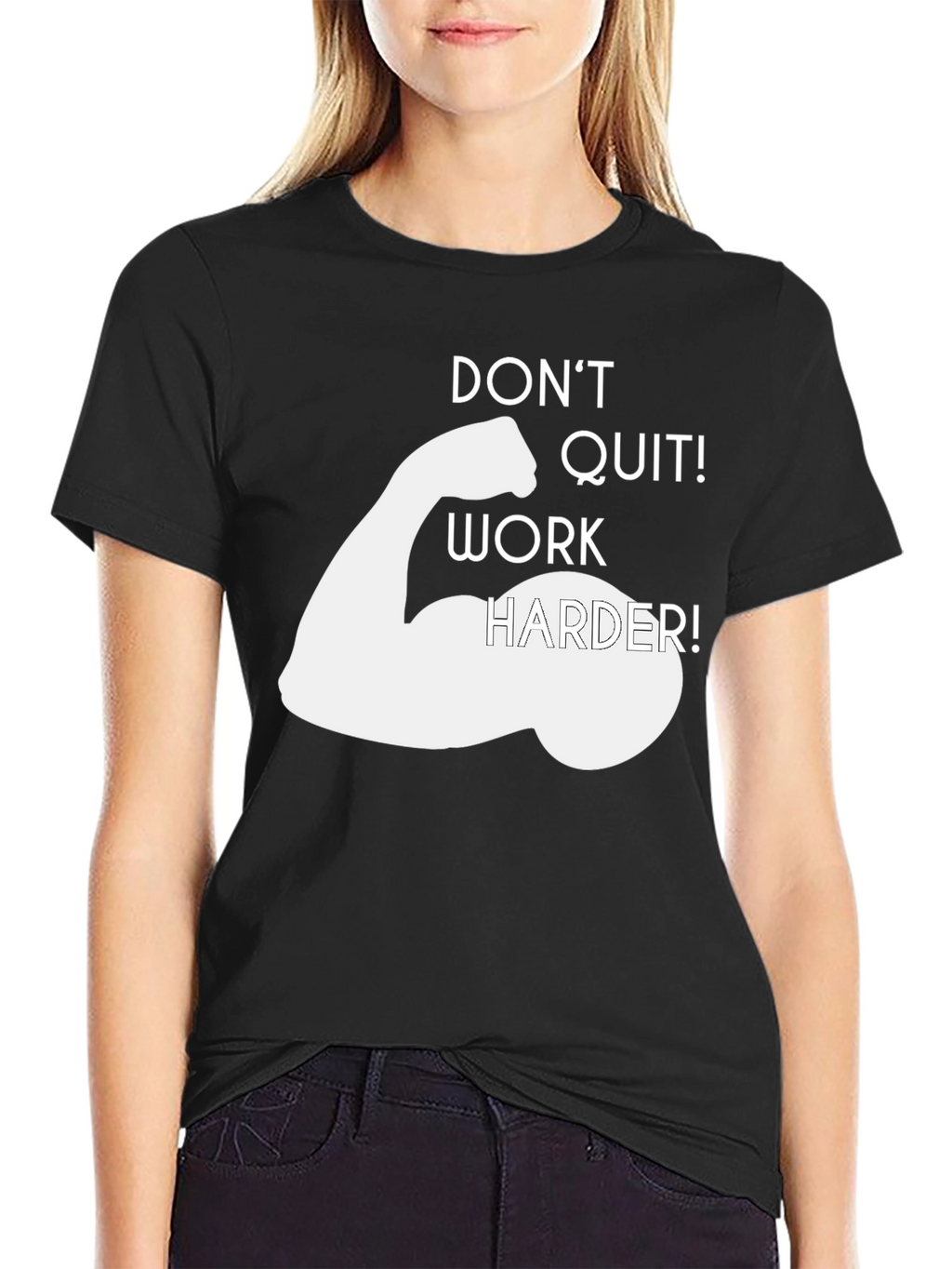 Motivational Workout T-Shirt: Dont Quit!