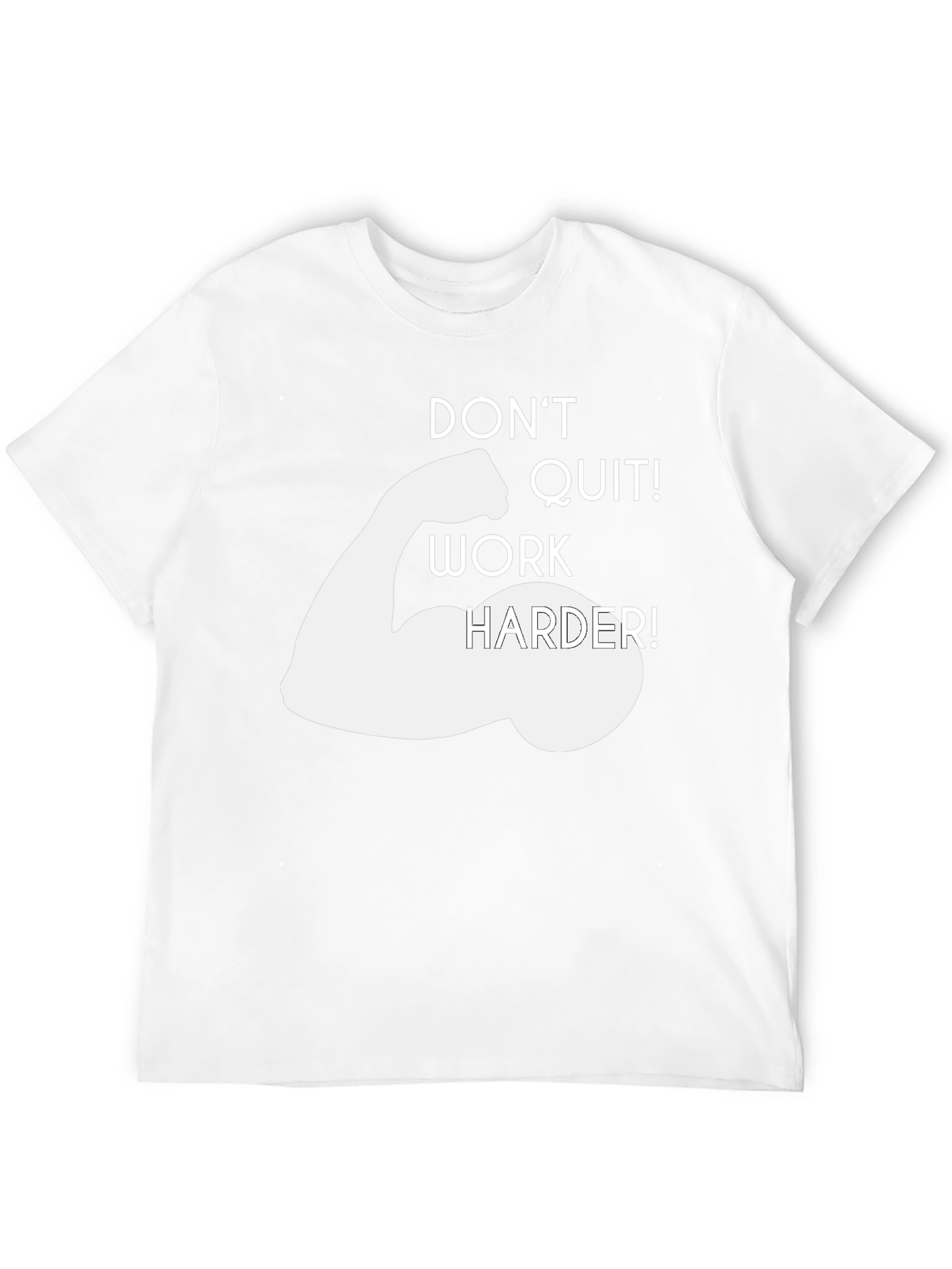 Motivational Workout T-Shirt: Dont Quit!