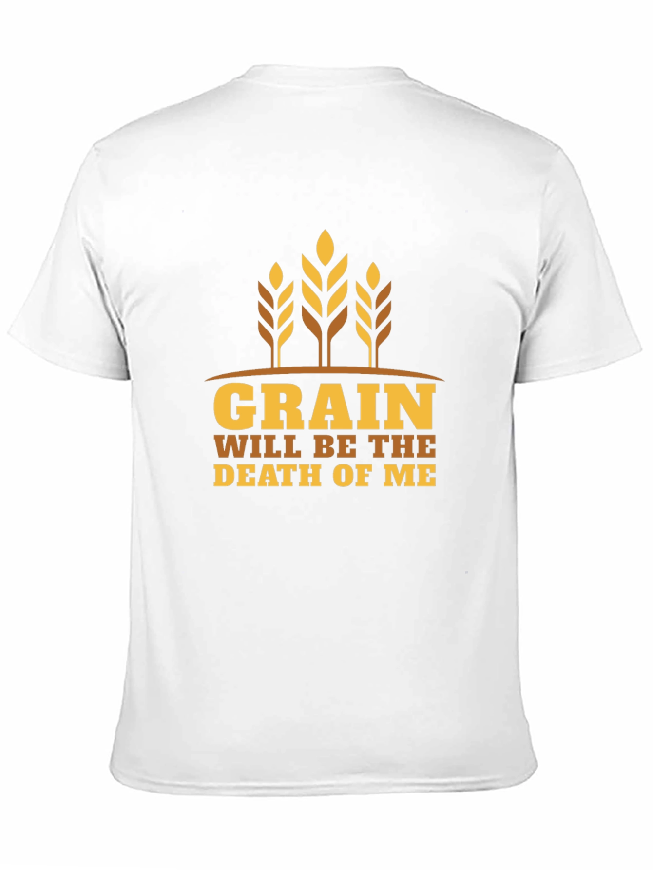 Grain Death Graphic Tee - Black Cotton T-Shirt