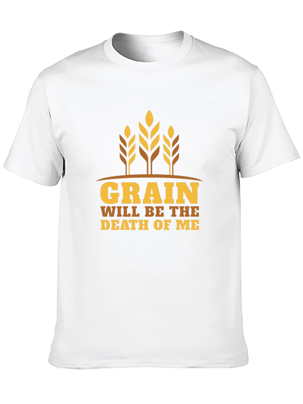 Grain Death Graphic Tee - Black Cotton T-Shirt