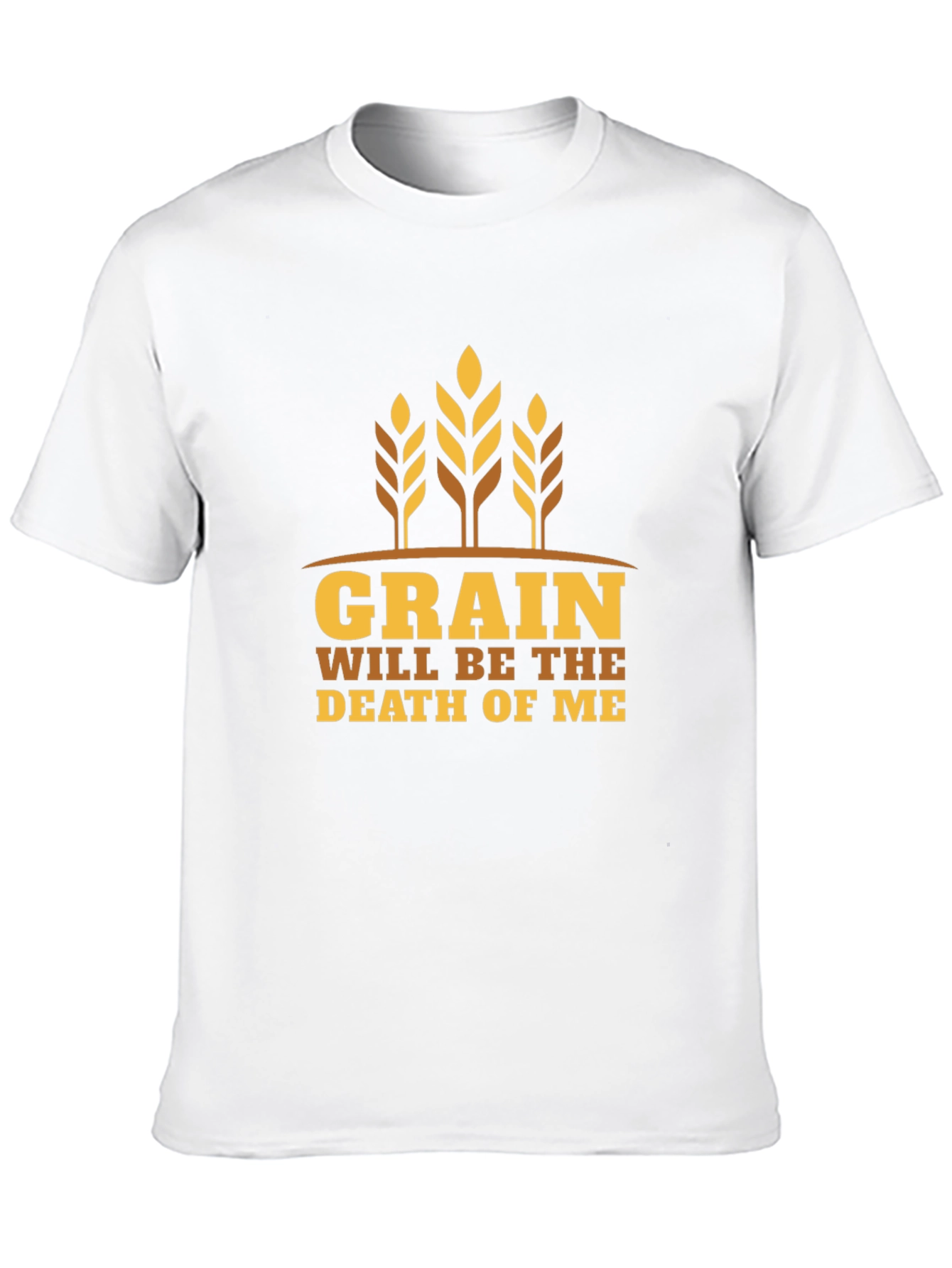 Grain Death Graphic Tee - Black Cotton T-Shirt