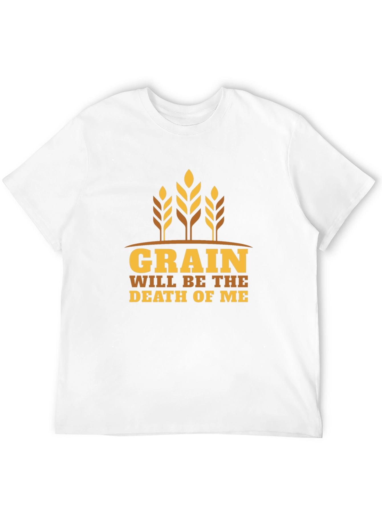Grain Death Graphic Tee - Black Cotton T-Shirt