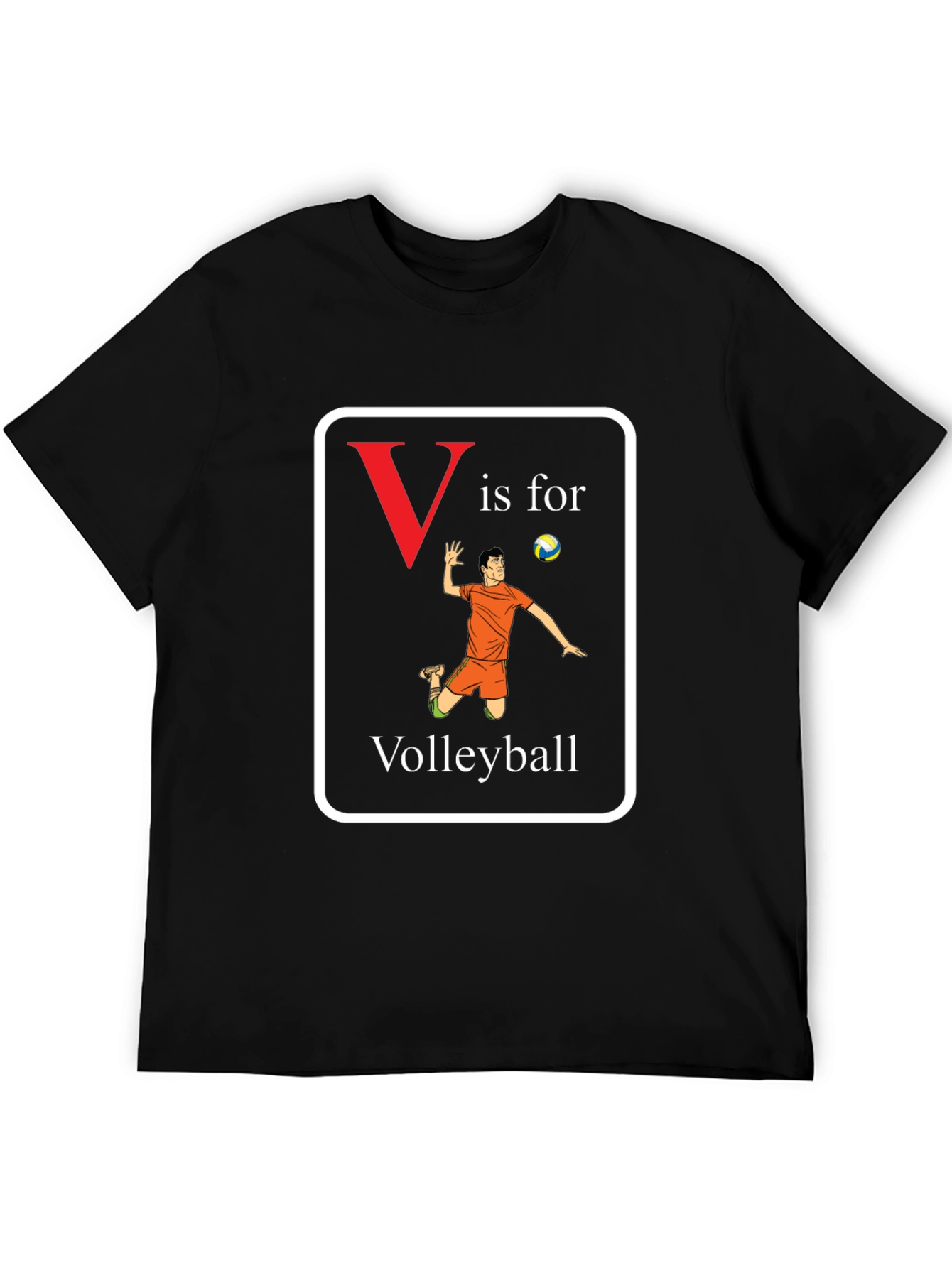 V is for Volleyball T-Shirt