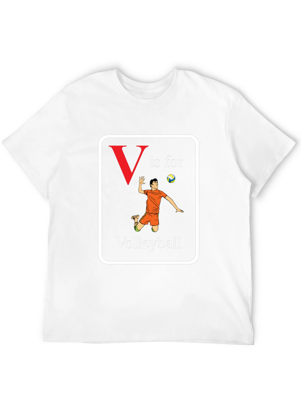 V is for Volleyball T-Shirt