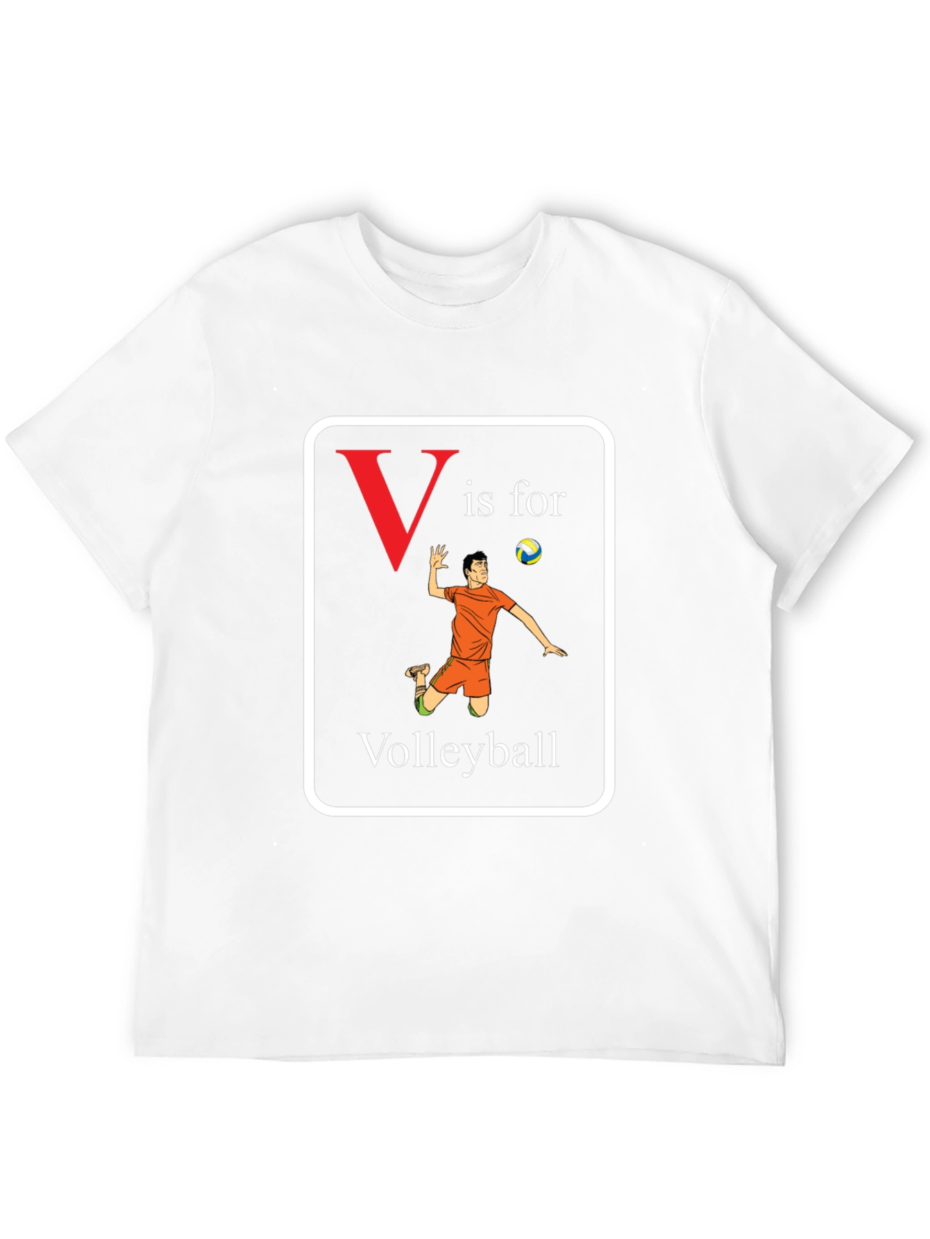 V is for Volleyball T-Shirt