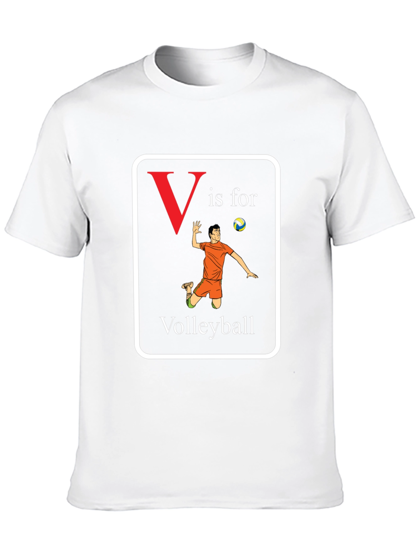 V is for Volleyball T-Shirt