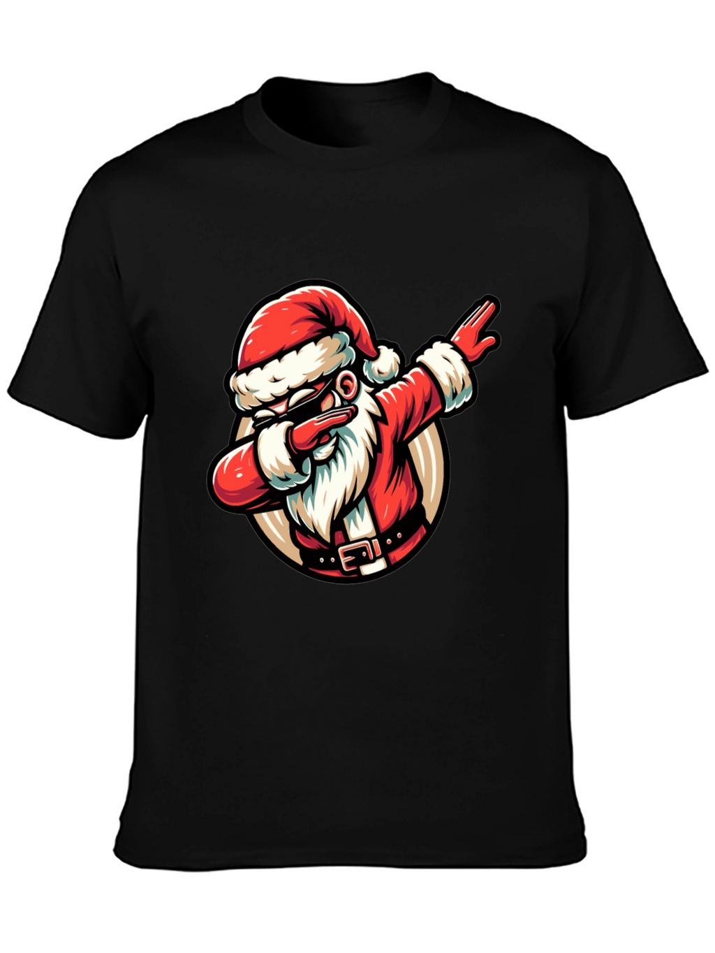 Dabbing Santa Graphic Tee - Holiday Cheer
