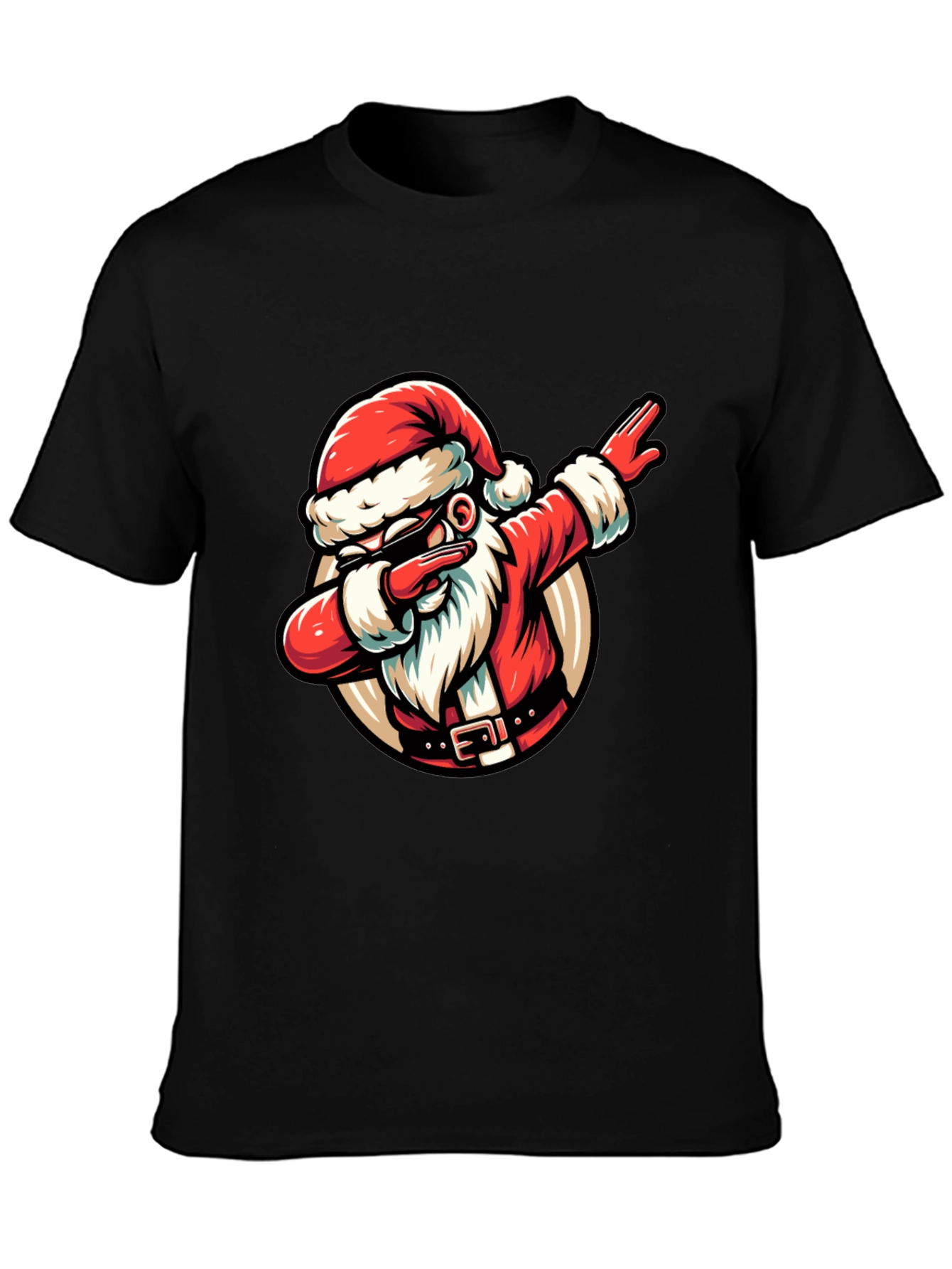 Dabbing Santa Graphic Tee - Holiday Cheer