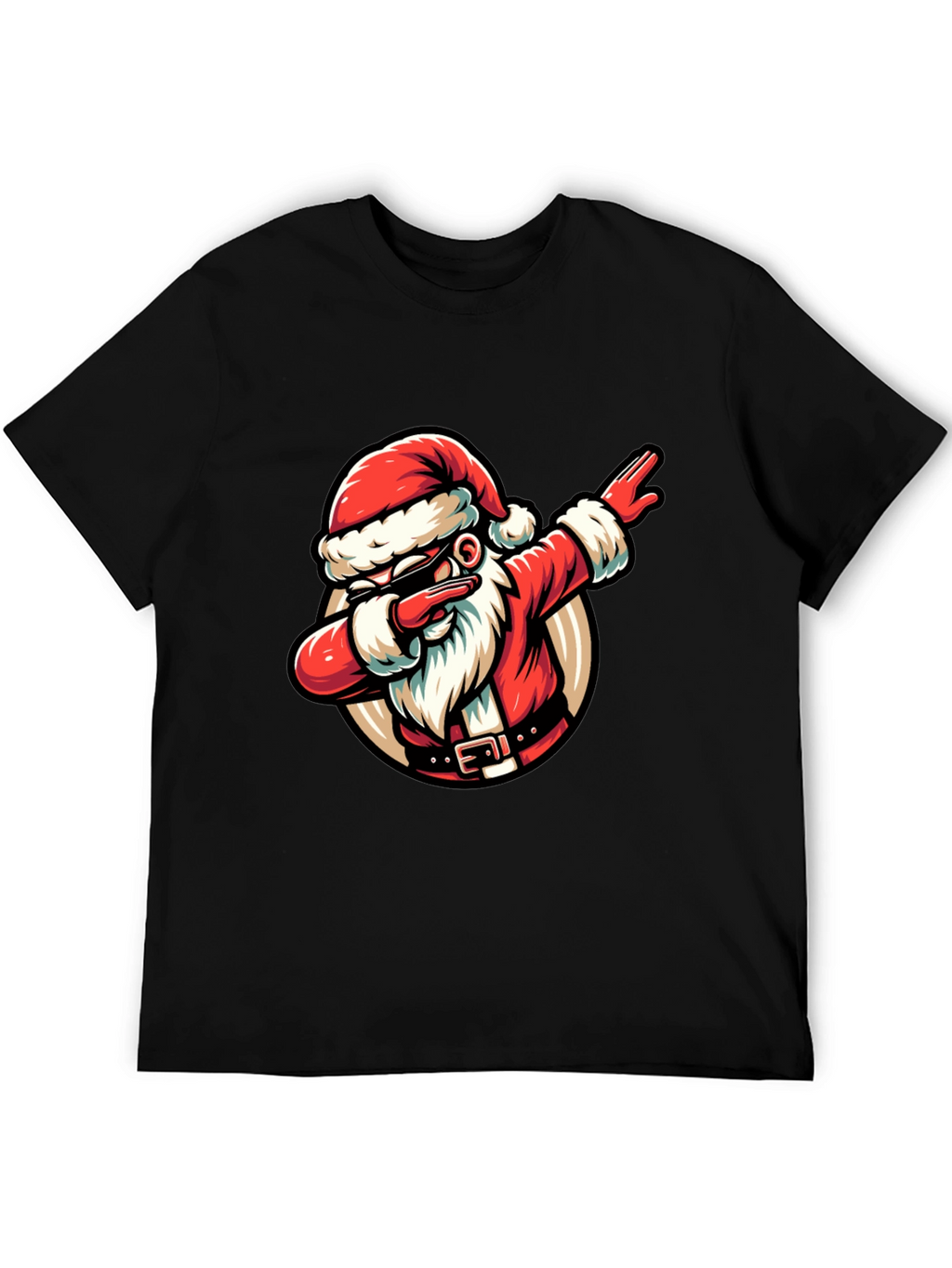Dabbing Santa Graphic Tee - Holiday Cheer