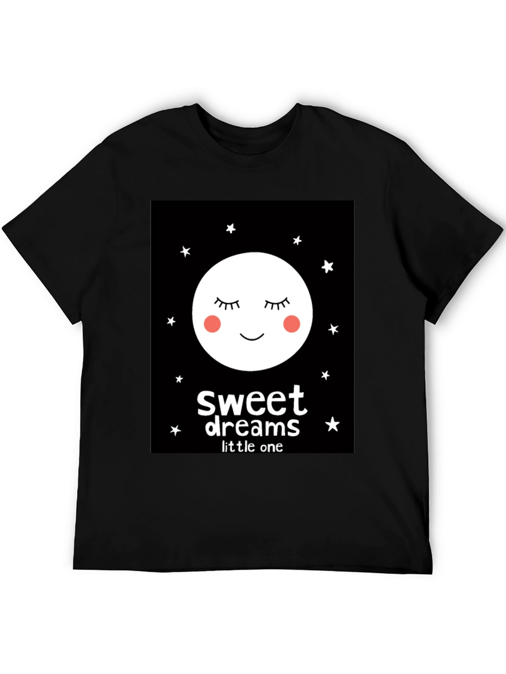 Sweet Dreams Little One Graphic Tee - Black