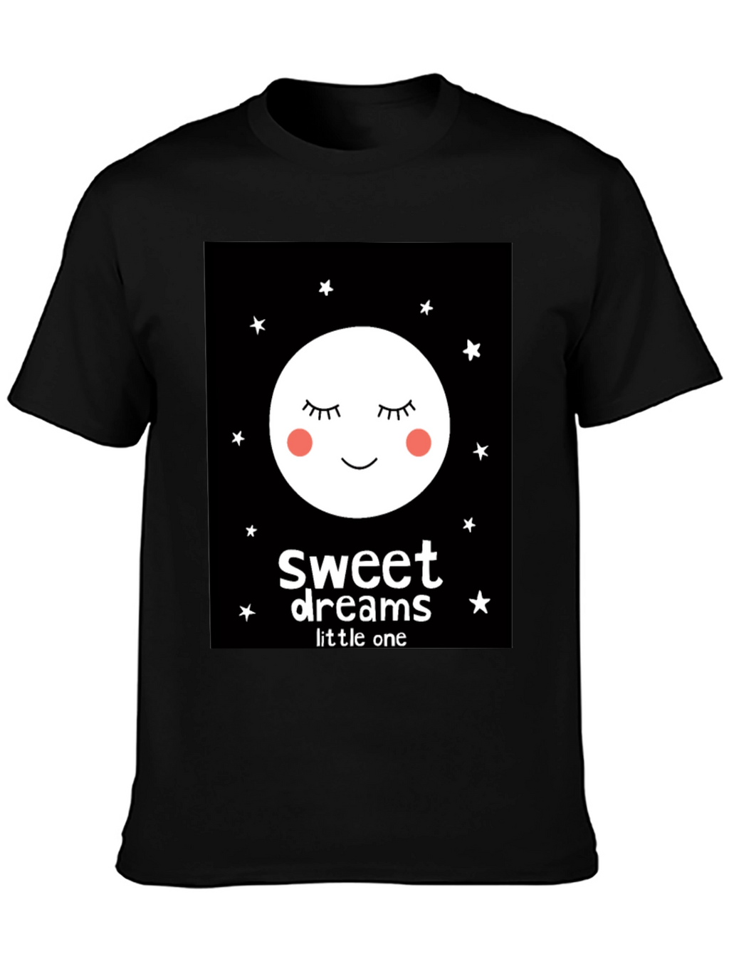 Sweet Dreams Little One Graphic Tee - Black