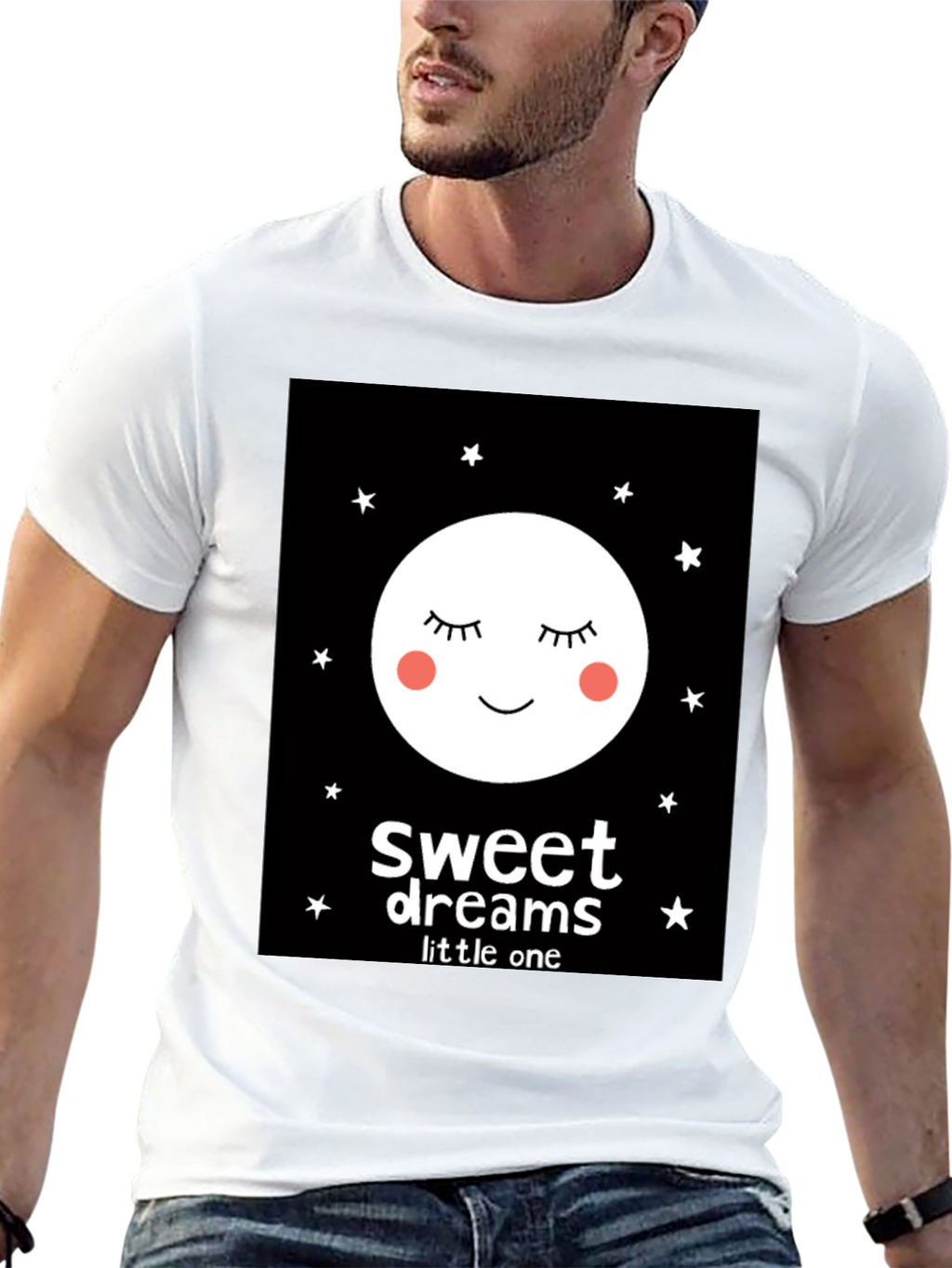 Sweet Dreams Little One Graphic Tee - Black