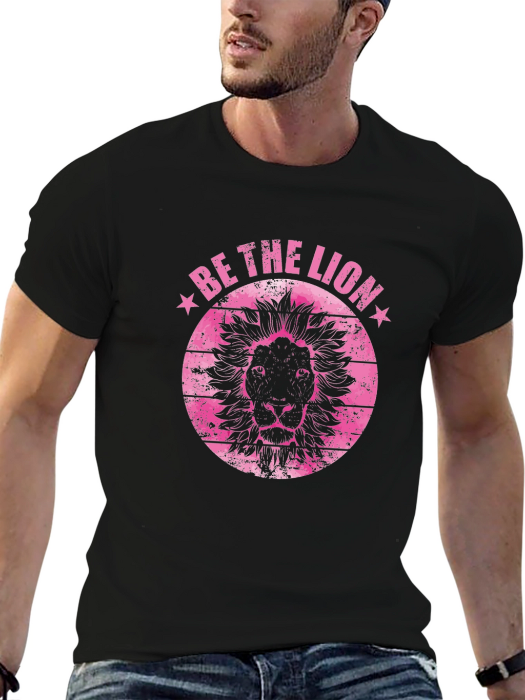 Be The Lion - Black Graphic Tee