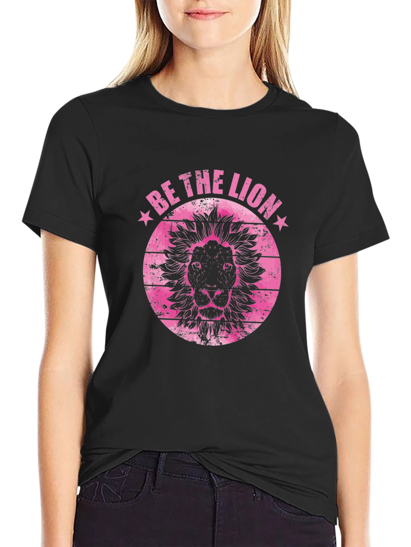 Be The Lion - Black Graphic Tee