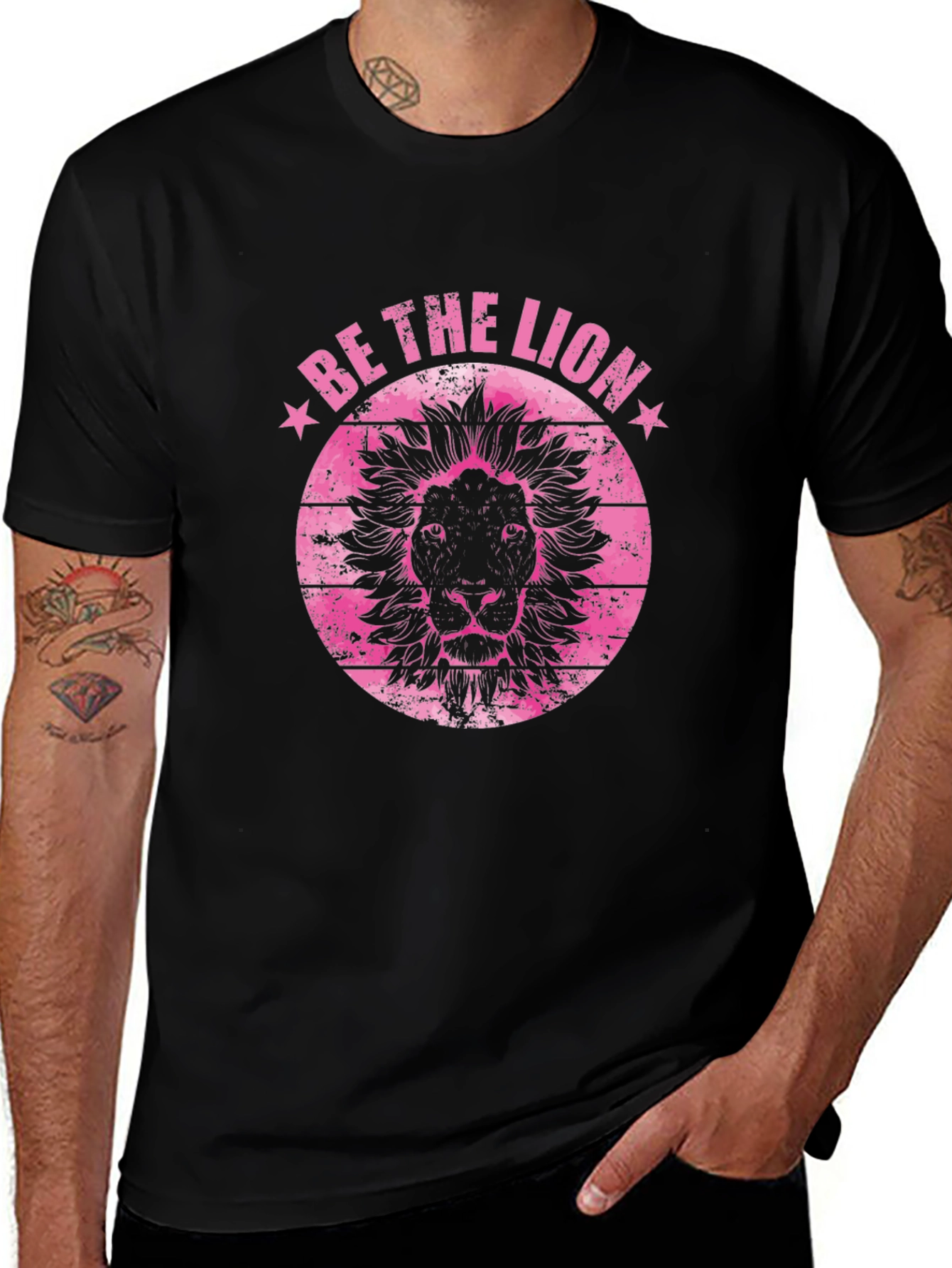 Be The Lion - Black Graphic Tee